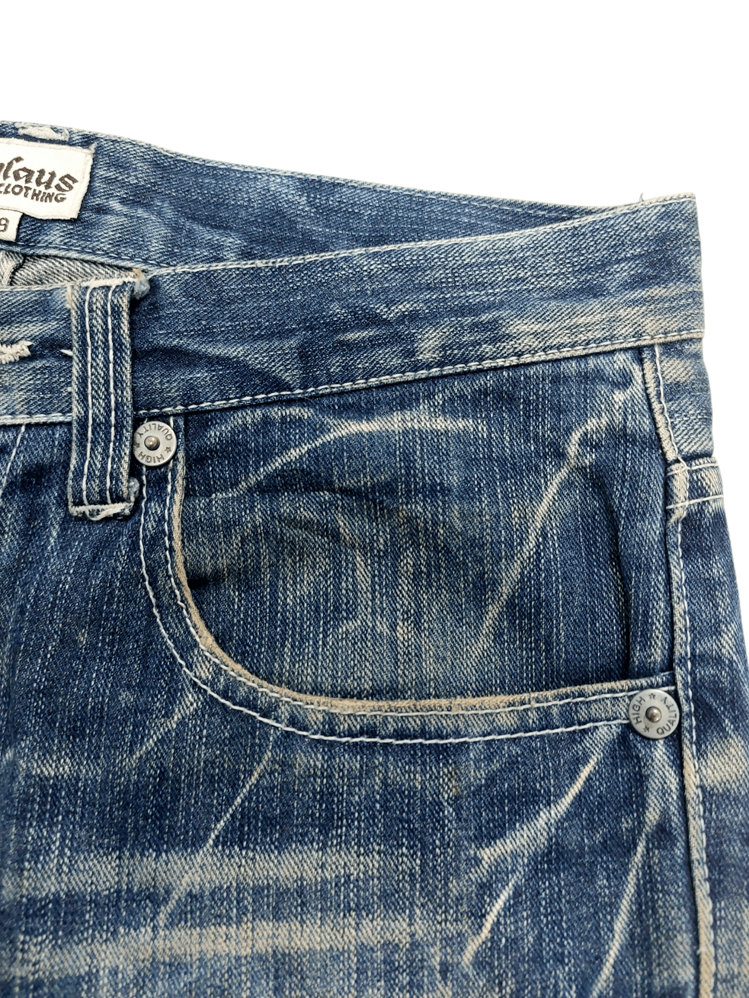 Japanese Brand × Vintage Vintage Nylaus Japan Flare Jeans Size US 31 - 6 Thumbnail