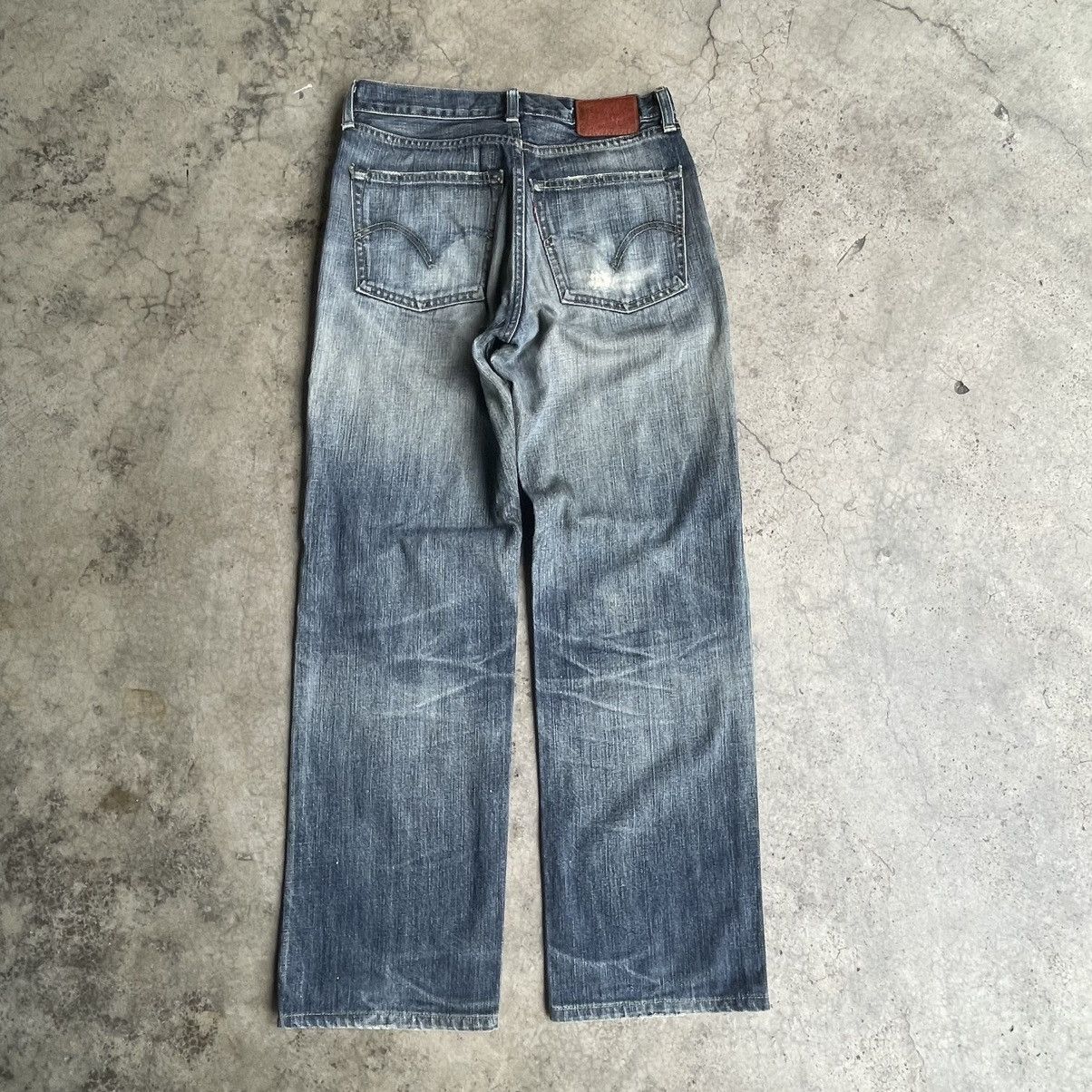 Levi's Vintage Clothing 🔥Vintage Levis 502 Stoned Washed Ripped Disteess Denim Jeans Size US 29 - 4 Thumbnail