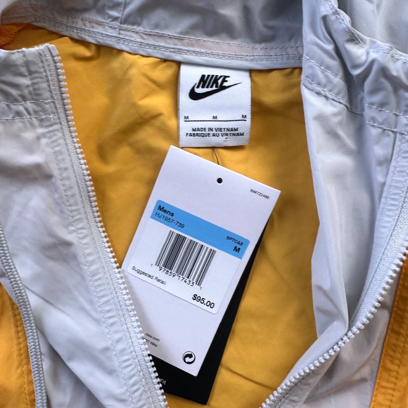 Nike Nike Jacket Mens M Windbreaker Colorblock Hooded Full Zip Pockets Multicolor Season Athleisure 90s? Size US M / EU 48-50 / 2 - 7 Thumbnail