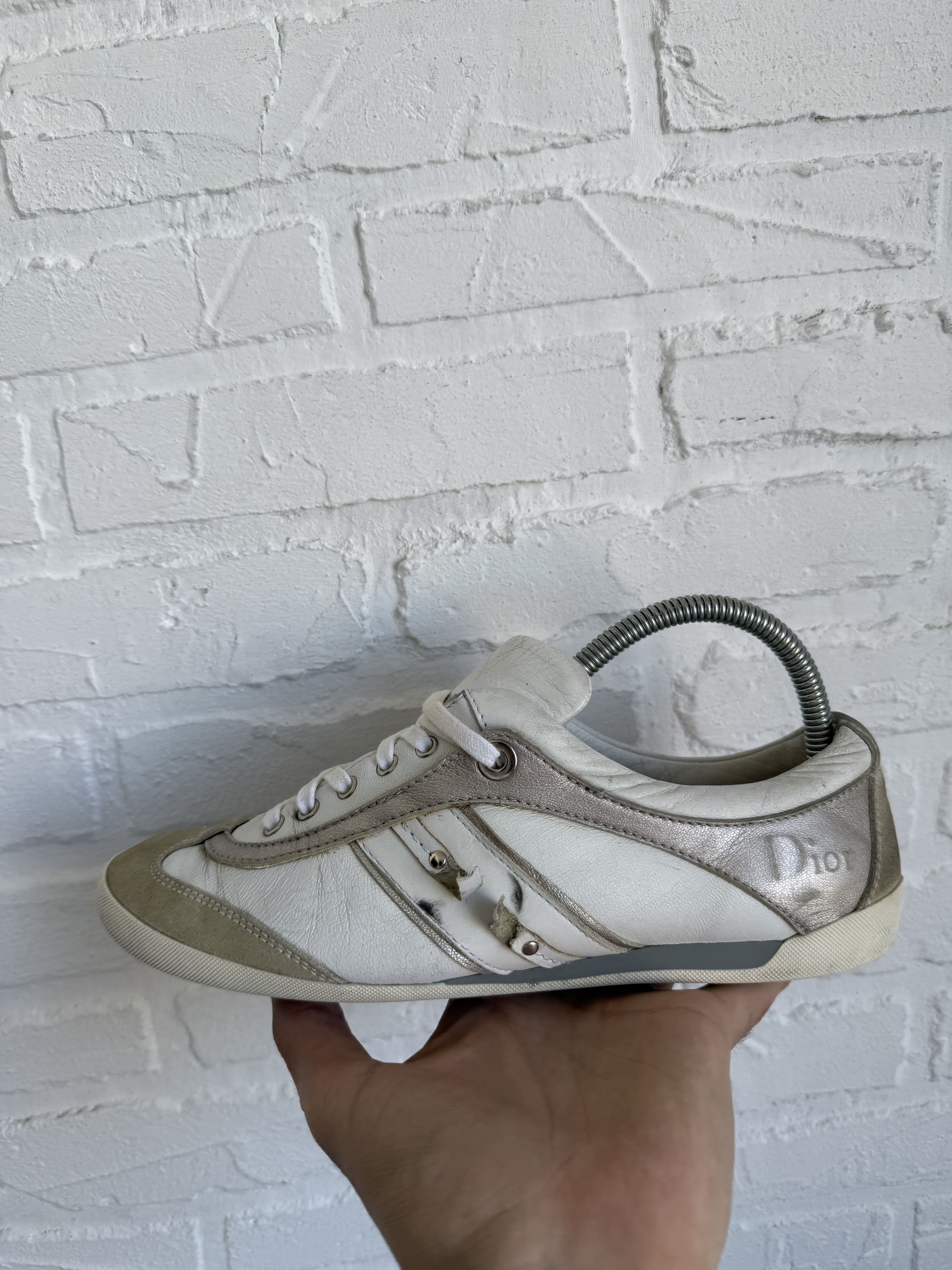 Dior Vintage y2k Dior x Hedi Slimane metal logo sneakers Size US 7 / IT 37 - 6 Thumbnail