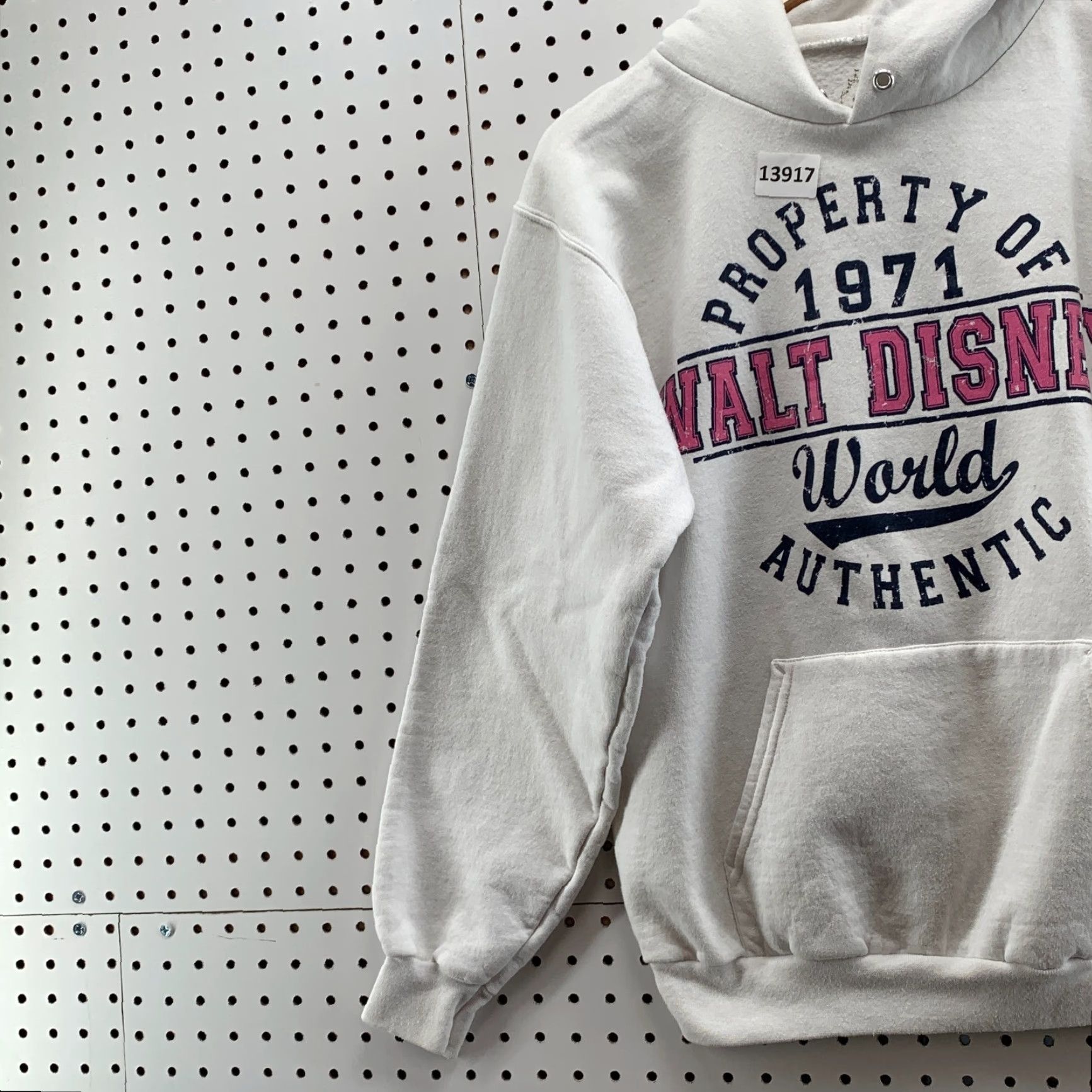 Disney VINTAGE Disney Property Of Women's White Hooded Sweater Long Sleeve Size Small Size S / US 4 / IT 40 - 4 Thumbnail
