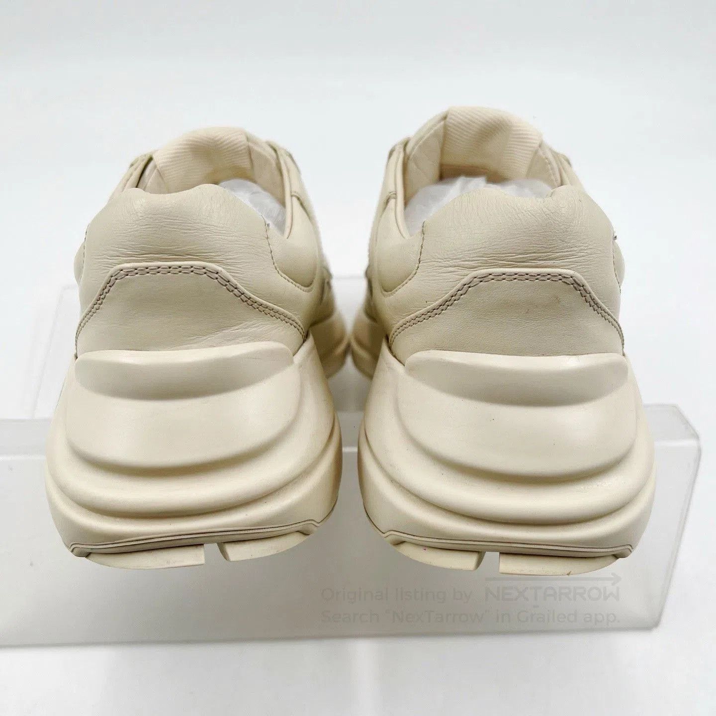 Gucci Gucci Rhyton Double G Print Low-Top Sneakers. Size US 4 / IT 34 - 7 Thumbnail