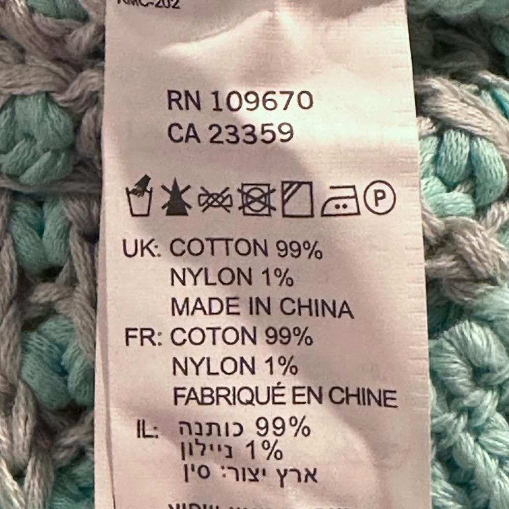 Ksubi Ksubi Waffle Knit Sweater size XS Listerine / Light Gray Size XS / US 0-2 / IT 36-38 - 7 Thumbnail