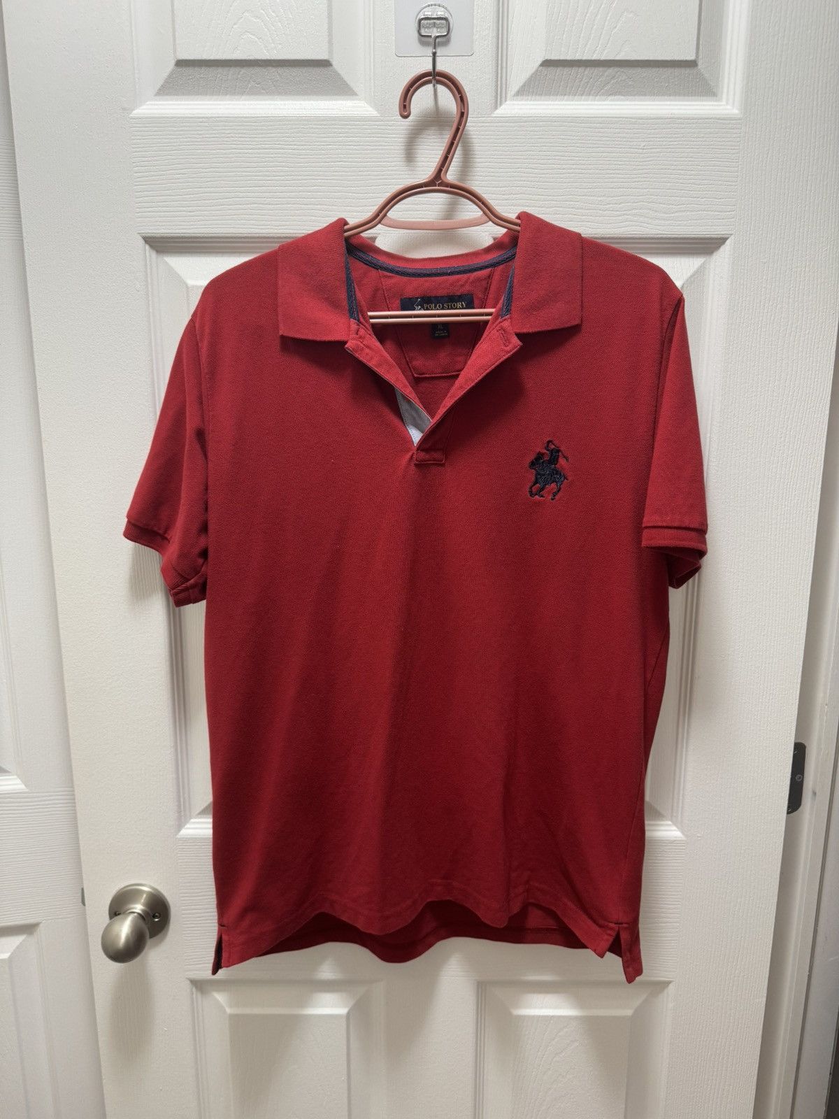 U.S. Polo Assn. Polo U.S. Polo Assn. Red Classic Vintage Collared Shirt Size US XL / EU 56 / 4 - 1 Thumbnail