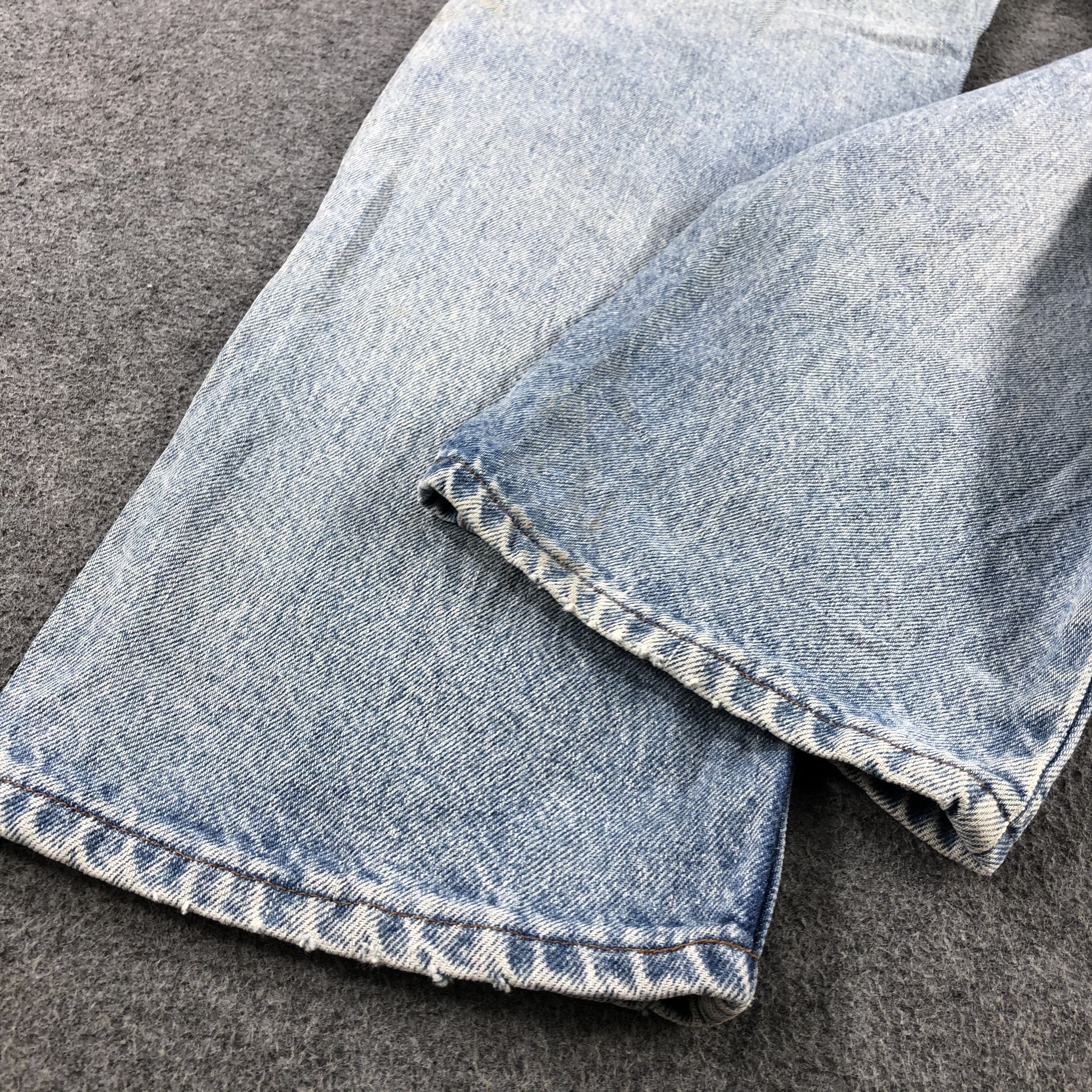 Levi's 90s Vintage Light Wash Levis 505 Jeans-J2283 Size US 35 - 6 Thumbnail