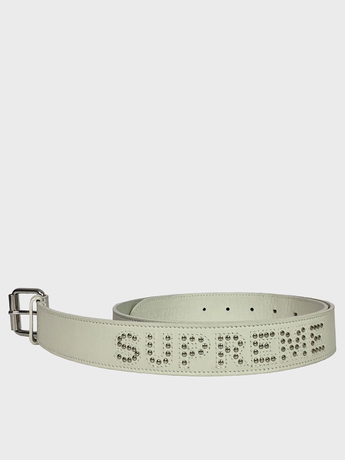 Supreme Supreme Repeat Leather Belt - White Floral Size M | Grailed