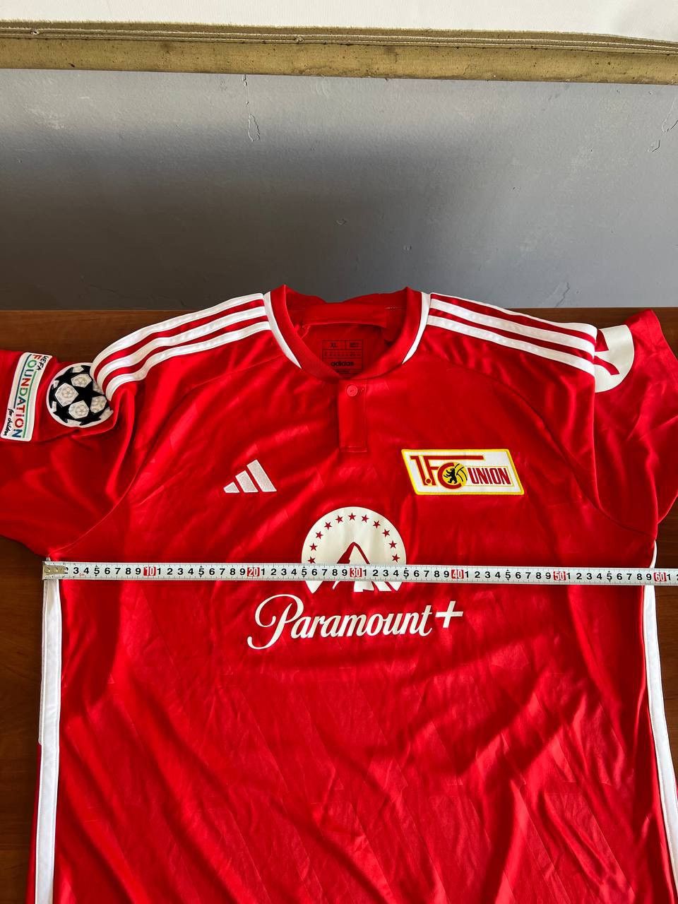 Adidas 2023/24 UNION BERLIN HOME SOCCER FOOTBALL JERSEY ADIDAS XL Size US XL / EU 56 / 4 - 18 Thumbnail