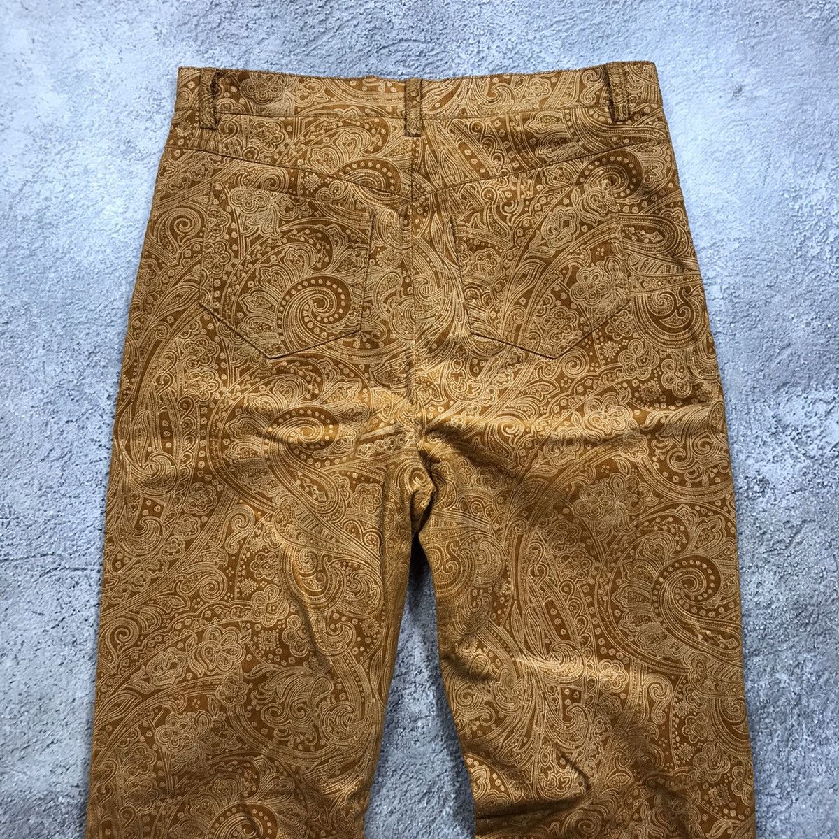 Vintage Vintage 90s Baggy Flared Cargo Pants Japan Workwear Indie 29 Size 29" - 5 Thumbnail