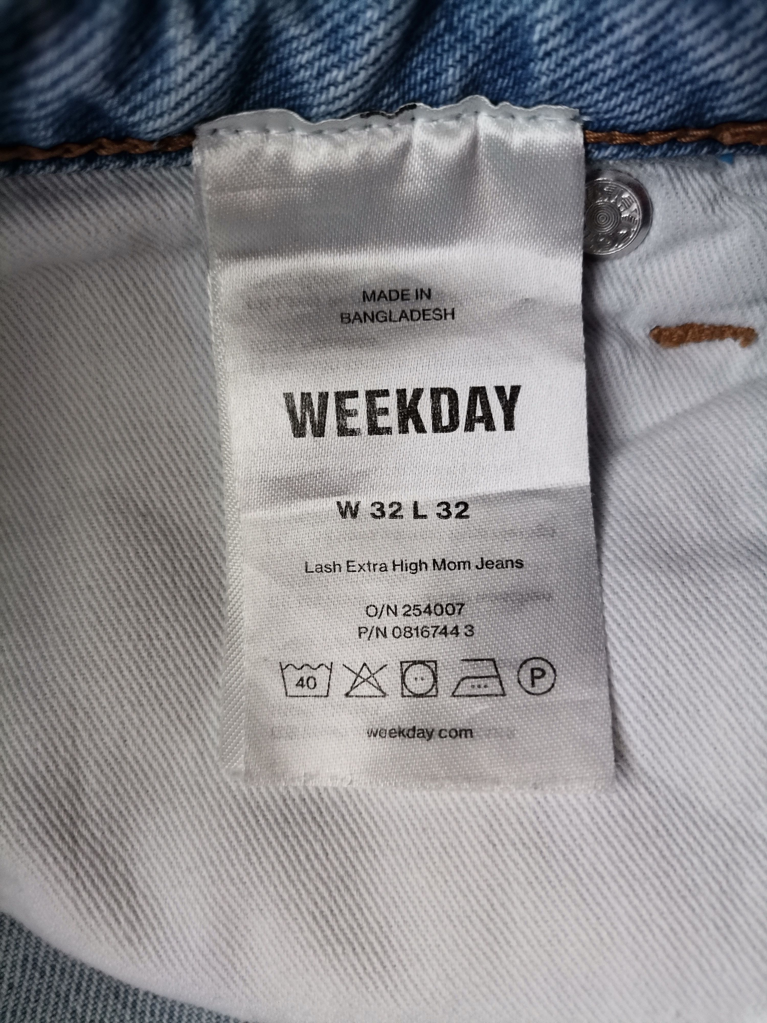 Weekday Weekday Women's Lash Jeans Size 32" / US 10 / IT 46 - 3 Thumbnail