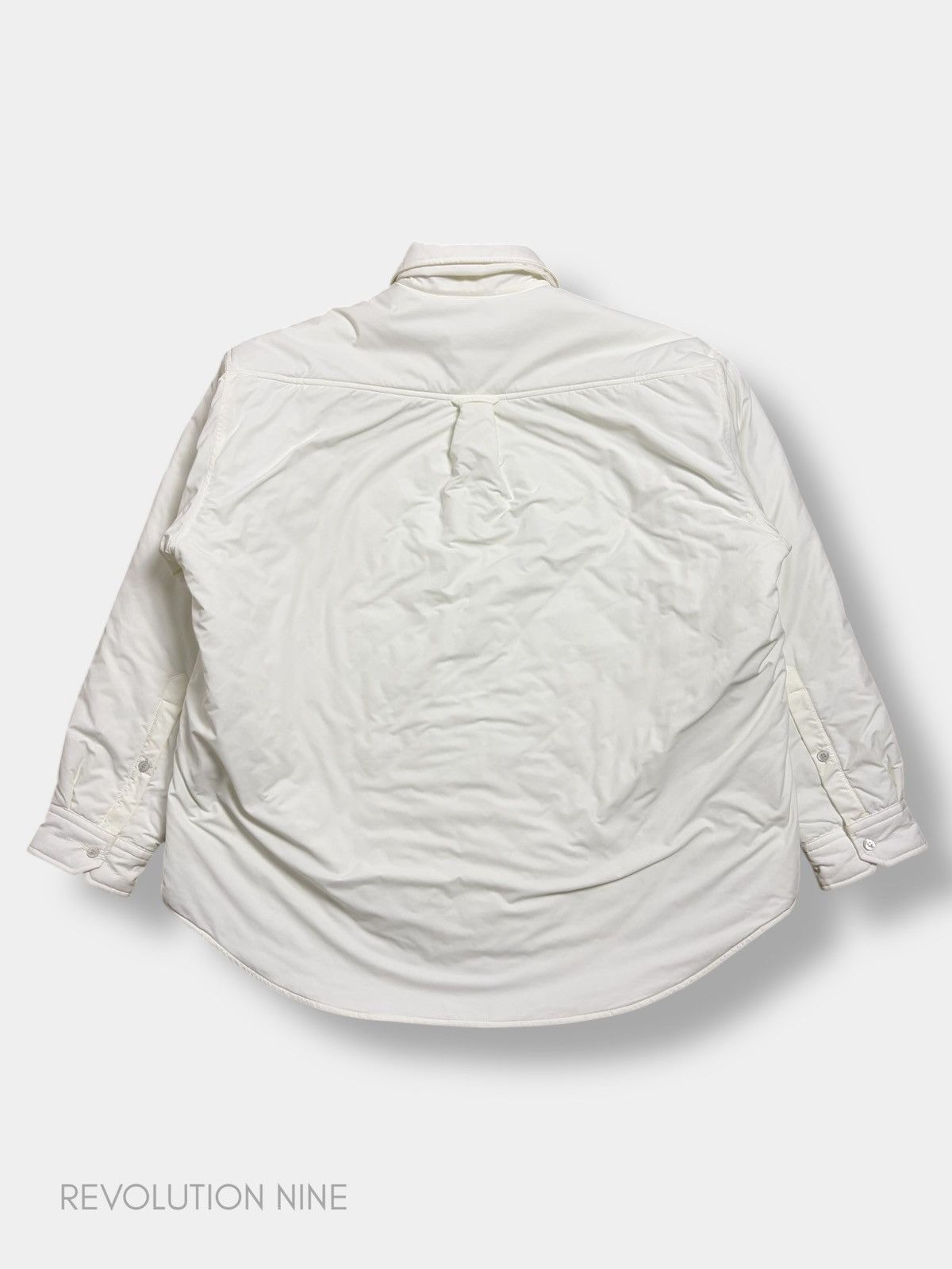 Balenciaga Balenciaga FW22 padded white oversized button up overshirt Size US L / EU 52-54 / 3 - 3 Thumbnail