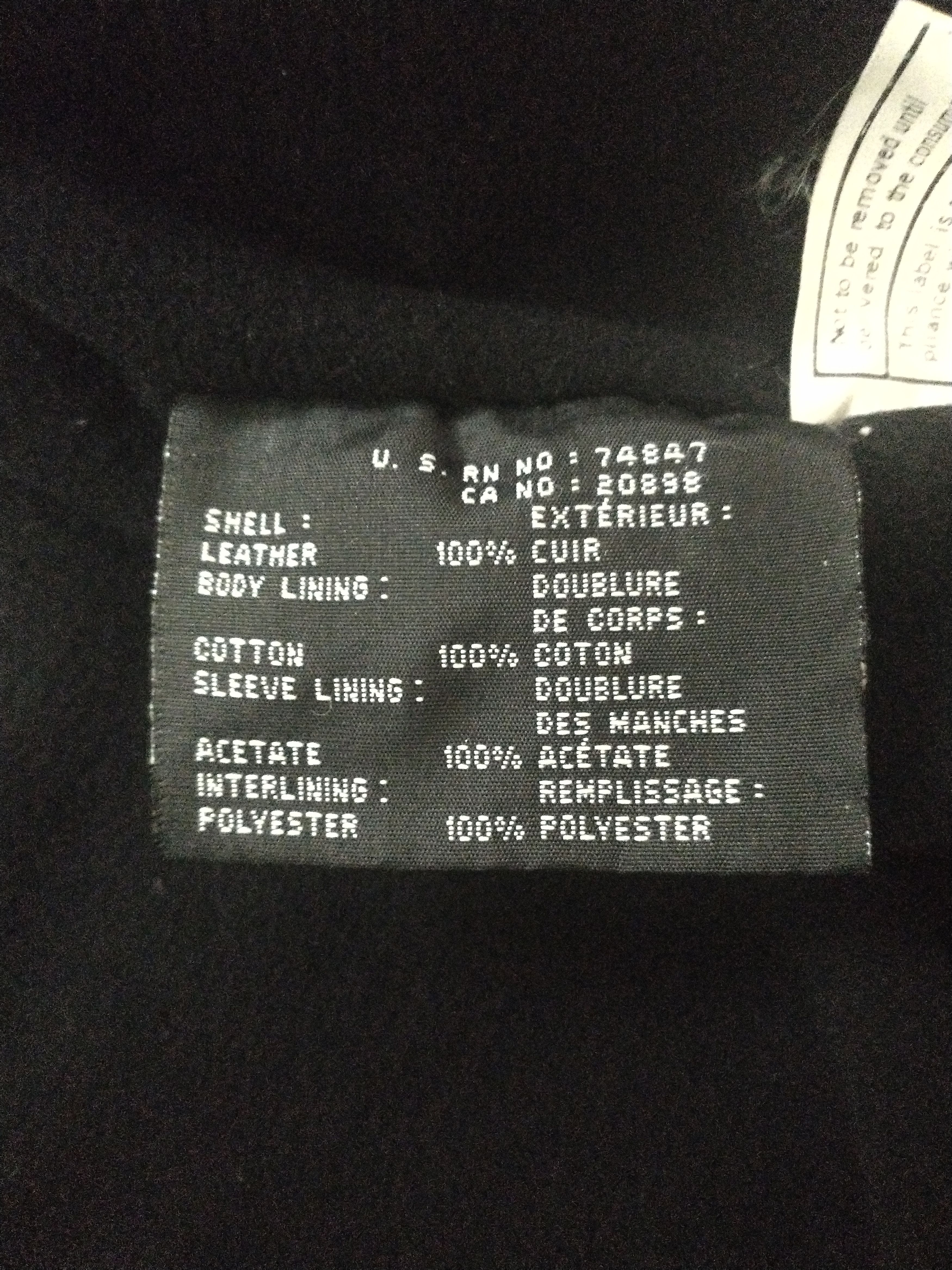 Andrew Marc Andrew Marc Additions 44R Black Leather Bomber Jacket Size US L / EU 52-54 / 3 - 7 Thumbnail