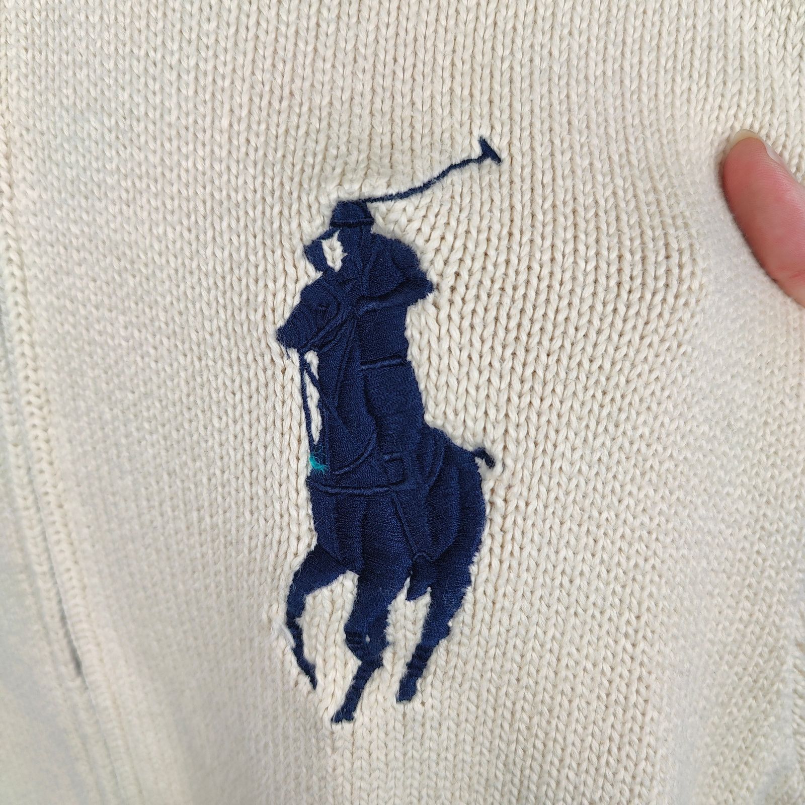 Polo Ralph Lauren Vintage Polo Ralph Lauren Big Pony Knit Sweater Mens Large Size US L / EU 52-54 / 3 - 2 Thumbnail