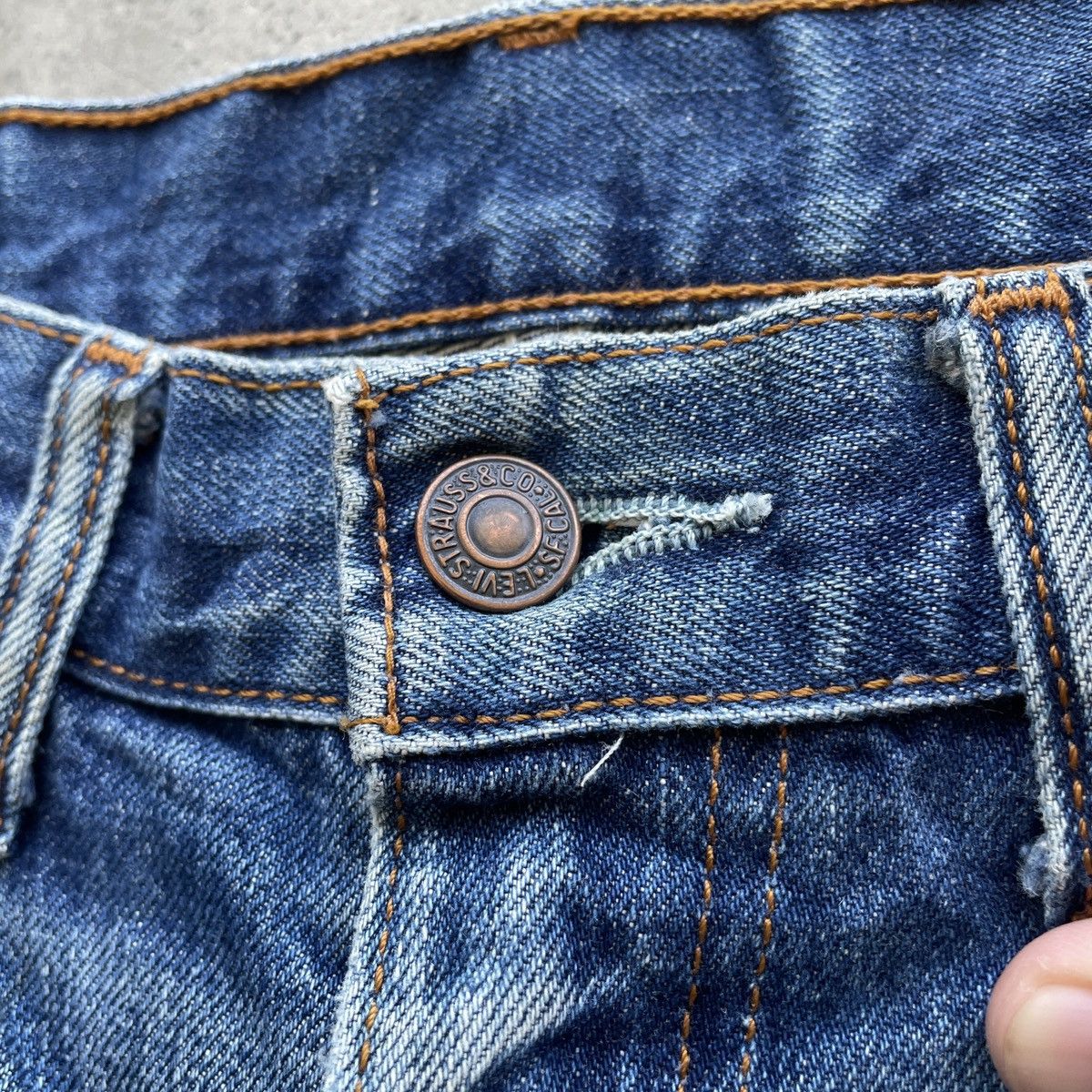 Jean × Levi's × Vintage Vintage Rusty Levi’s 508 Distressed Faded Jeans Denim Pants Size US 32 / EU 48 - 6 Thumbnail
