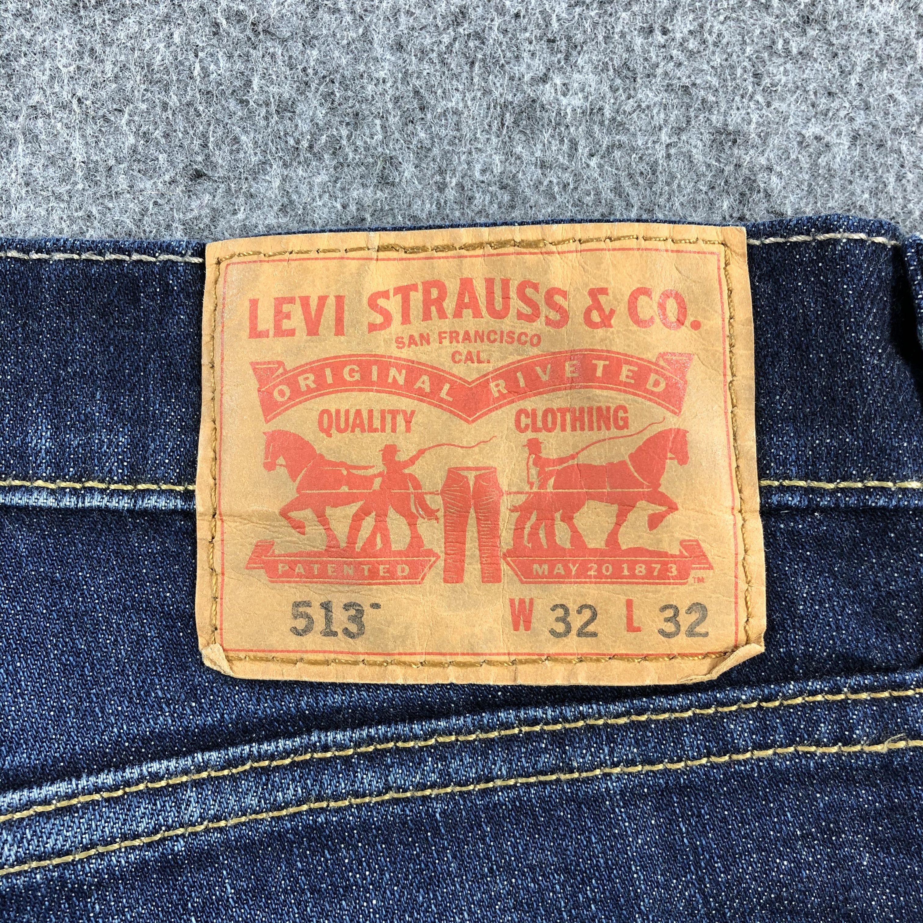 Levi's Vintage Blue Wash Levis 513 Jeans-J1579 Size US 33 - 5 Thumbnail