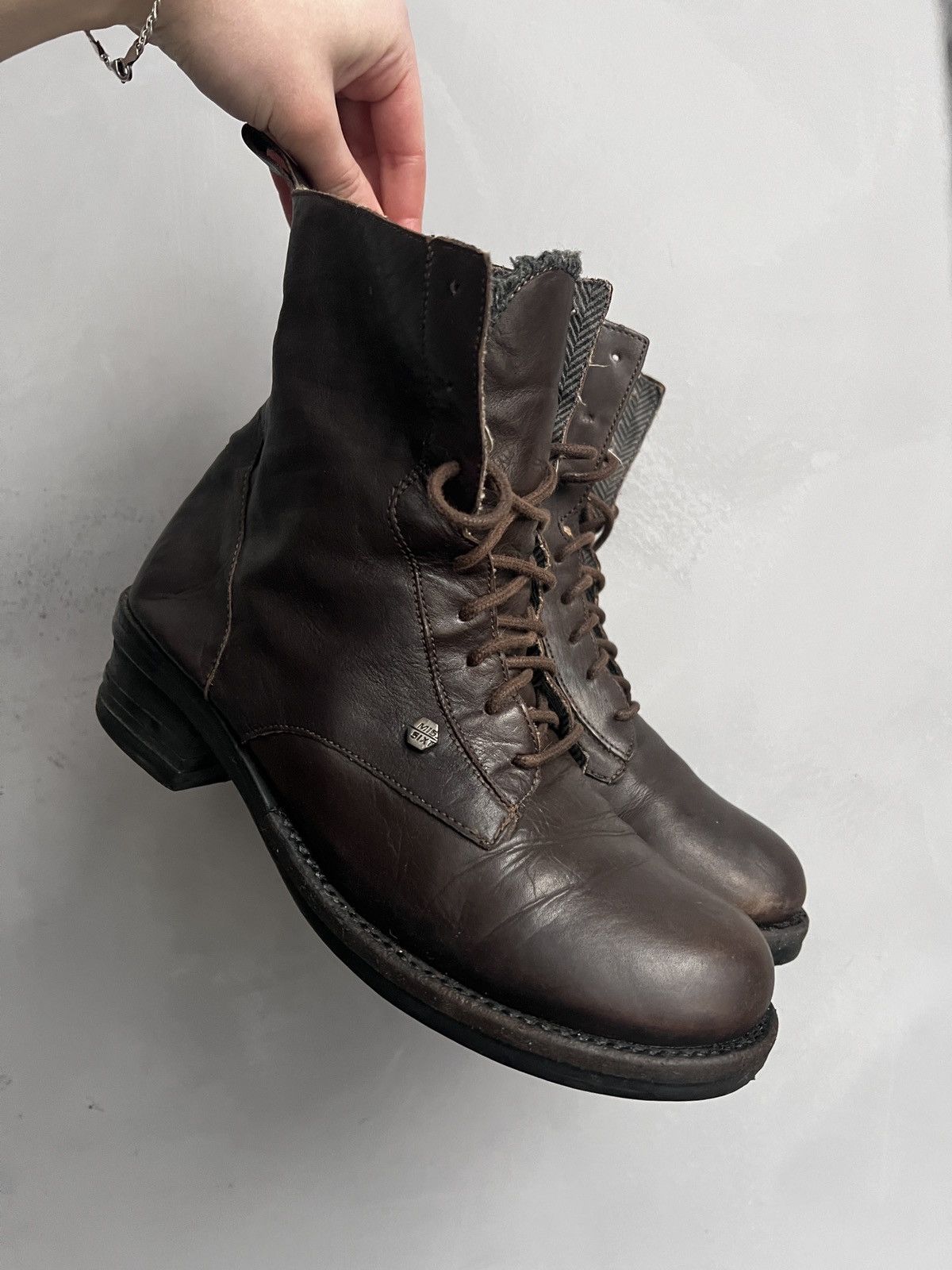 Dirk Bikkembergs Leather Boots Dirk Bikkembergs Style lace-up Combat Size US 7.5 / EU 40-41 - 3 Thumbnail