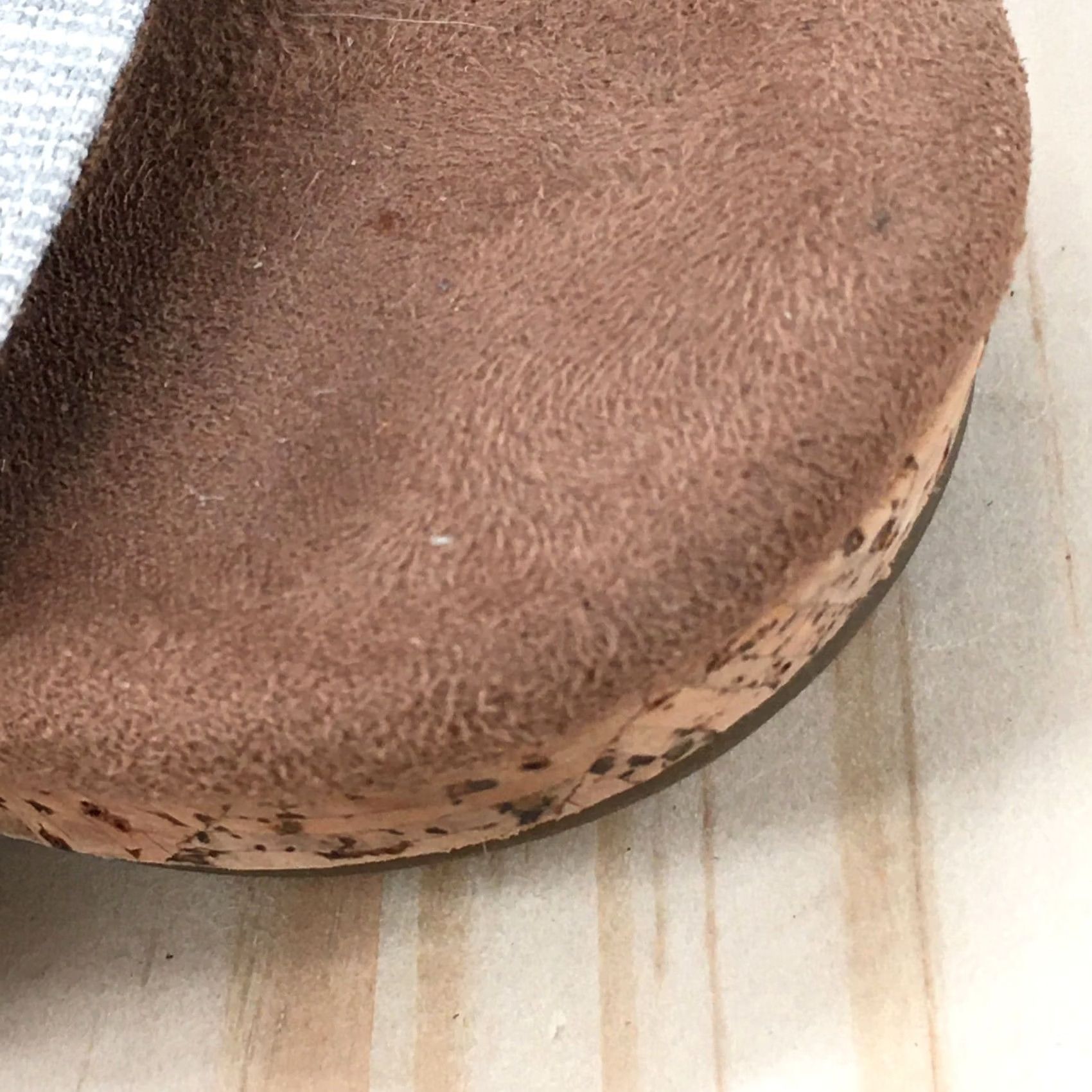 Toms TOMS Clarissa Beige Strappy Wedge Heel Open Toe Sandals Womens 9 Power Duo Ankle Strap Casual Shoes Size US 9 / IT 39 - 3 Thumbnail