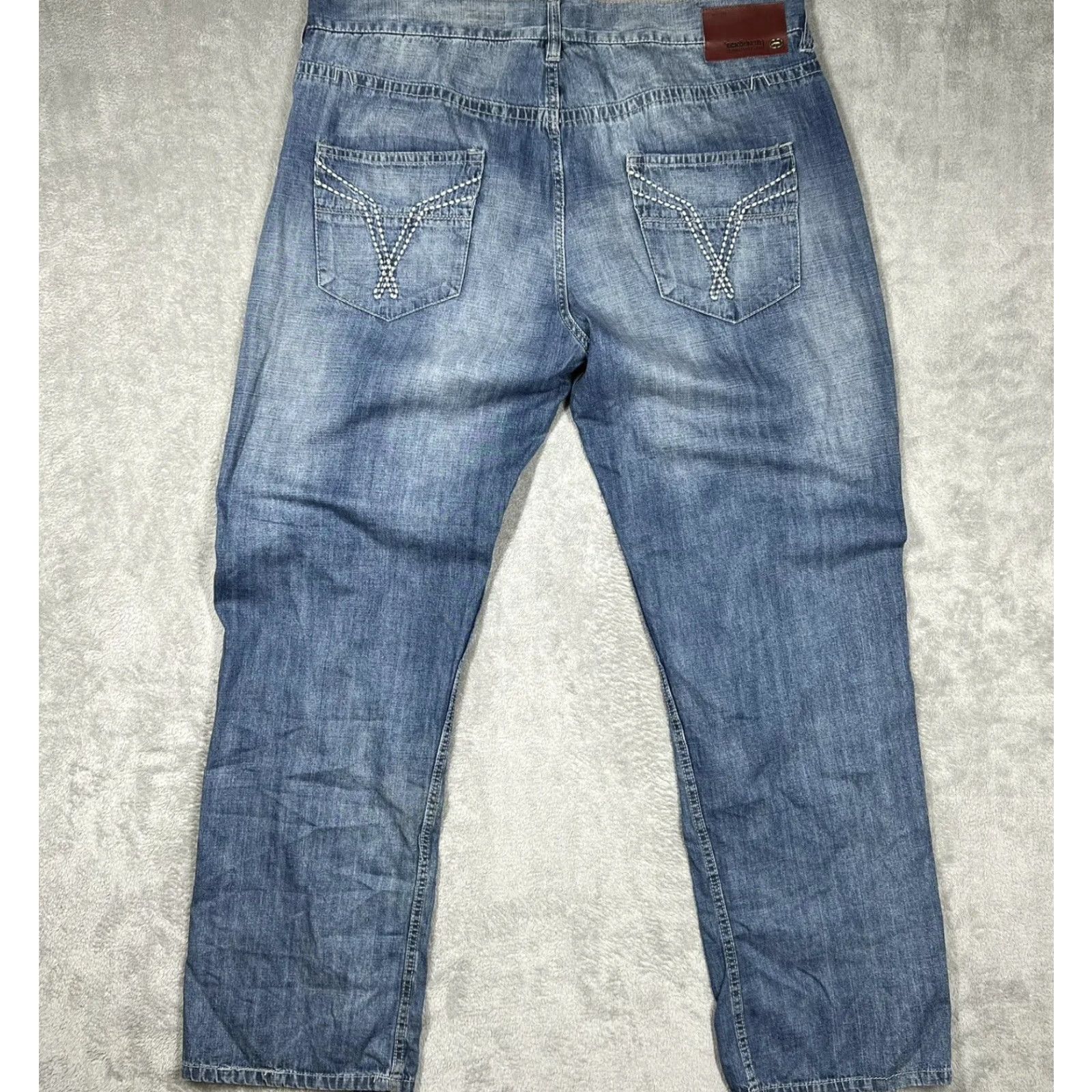 Ecko Unltd. Y2K Ecko Unltd. Jeans Men’s 44x33 Blue Cotton Denim Relaxed Baggy Pants Size US 42 / EU 58 - 7 Thumbnail