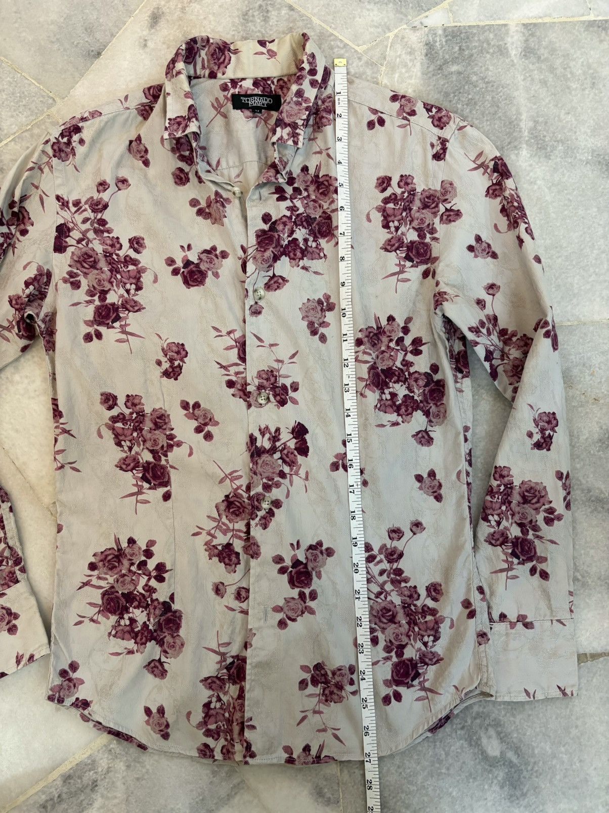 Tornado Mart Tornado mart flower print shirt Size US S / EU 44-46 / 1 - 12 Thumbnail