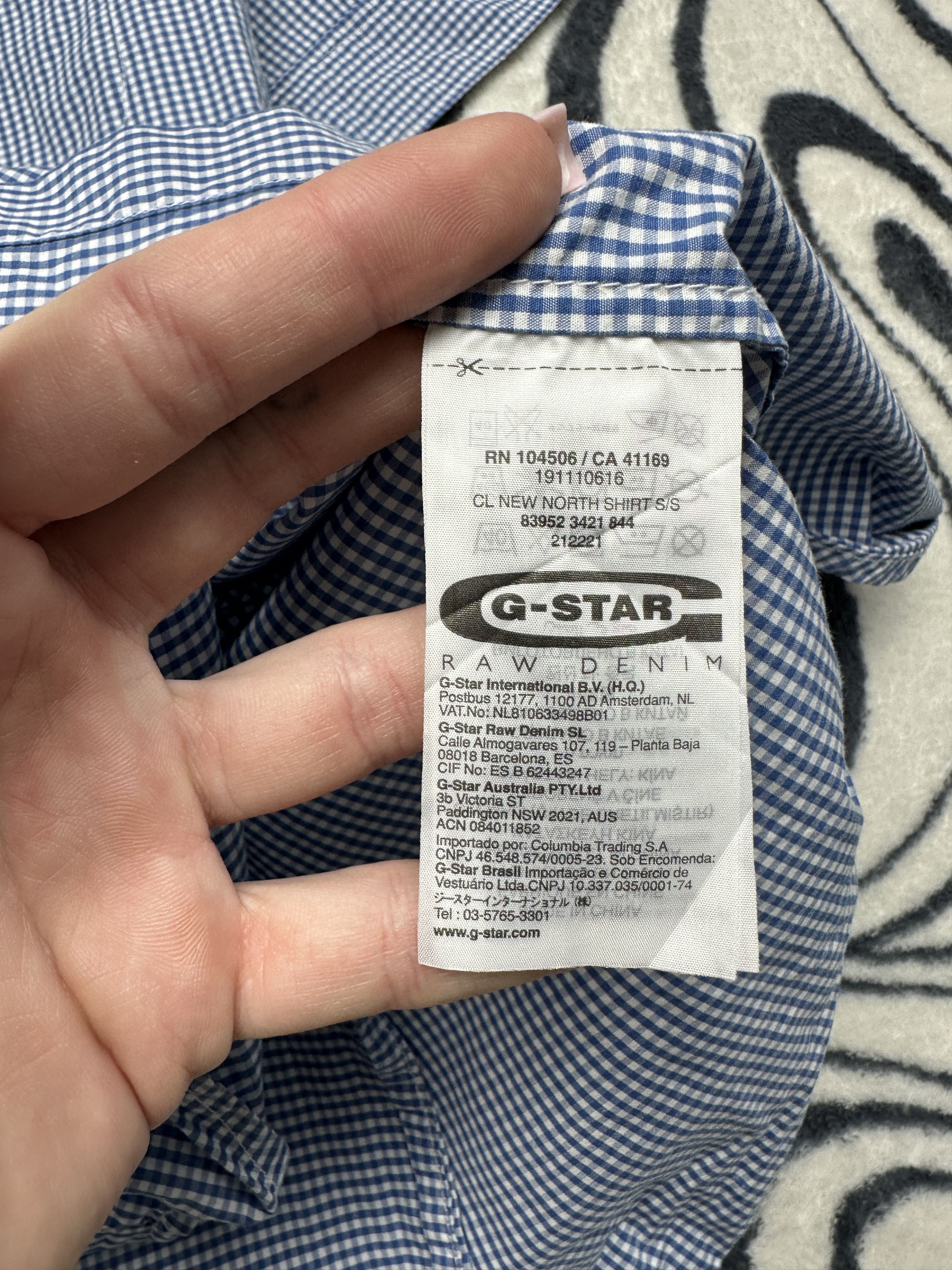 G-Star G Star Raw Mens New North Short Sleeve Shirt Size US M / EU 48-50 / 2 - 5 Thumbnail