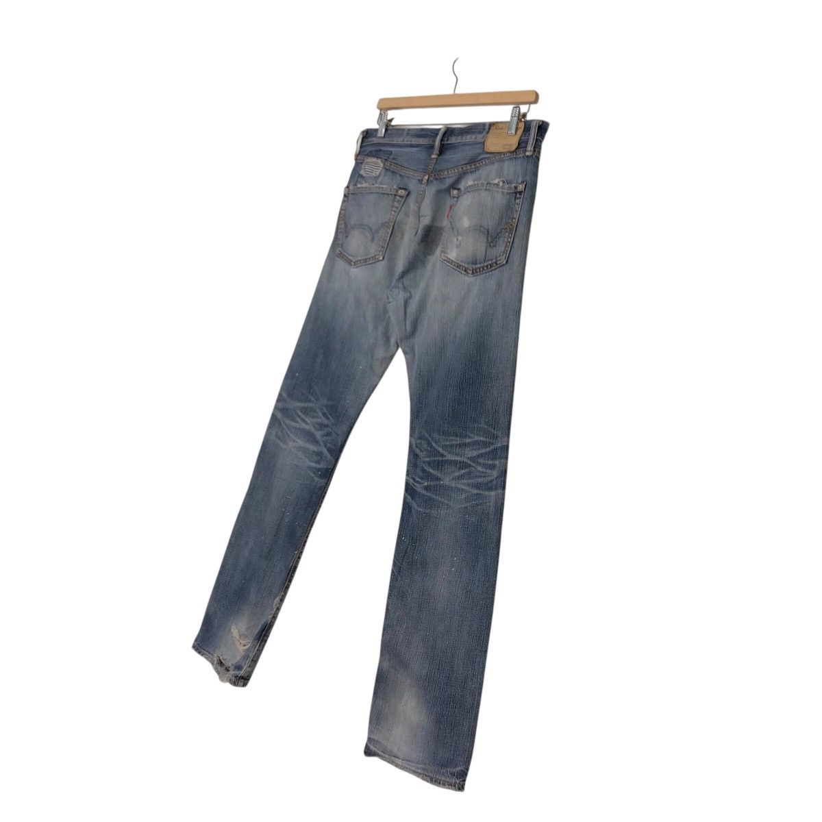 Japanese Brand 📌Rebel Vintage Denim Jeans Distressed Style Edwin Japan Size US 32 / EU 48 - 13 Thumbnail