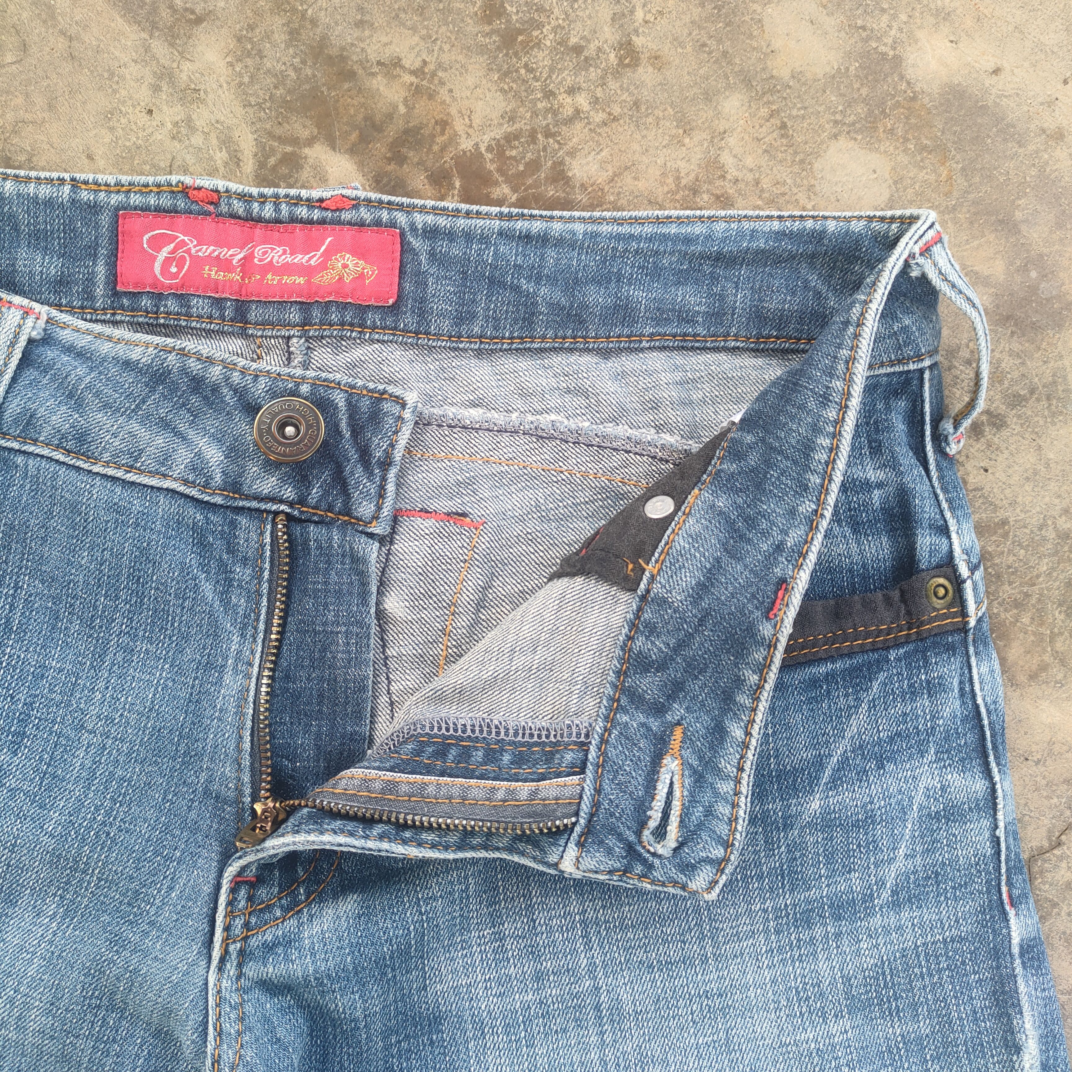 Japanese Brand × Jean × Vintage VINTAGE JAPANESE FLARE FADED DENIM JEANS PANTS Size US 31 - 8 Thumbnail