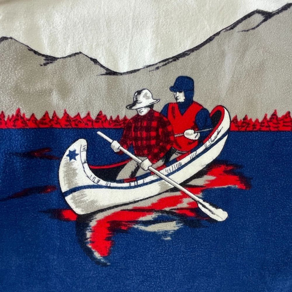 Polo Ralph Lauren 90s “Canoe & Ice Fisherman” Shirt - US Made / Japan Cotton Size US L / EU 52-54 / 3 - 7 Thumbnail