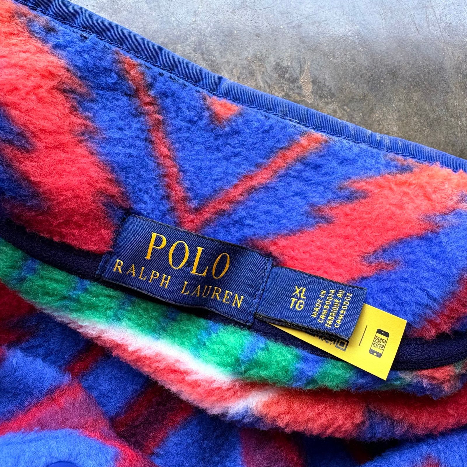 Polo Ralph Lauren Beautiful Aztec Polo Ralph Lauren Sherpa Fleece Size US XL / EU 56 / 4 - 4 Thumbnail