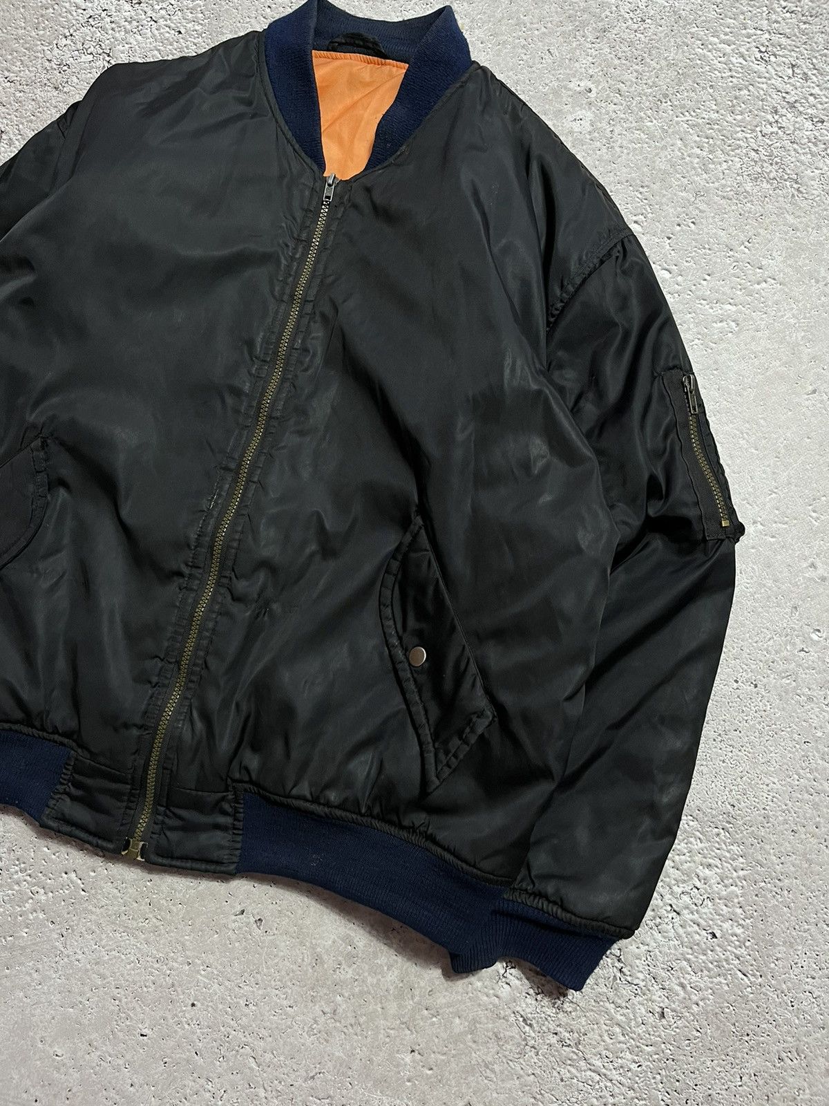 Japanese Brand × Vintage VINTAGE USA FLY MILITARY BOMBER JACKET 90’S Size US L / EU 52-54 / 3 - 2 Thumbnail