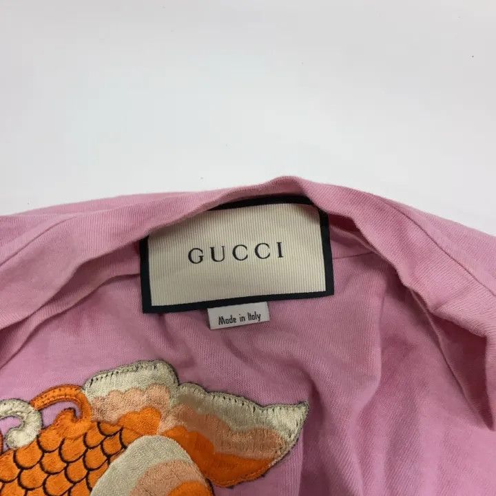 Gucci Gucci Gucci Embroidered Print Round Neck T-Shirt -2506 Size US XS / EU 42 / 0 - 5 Thumbnail