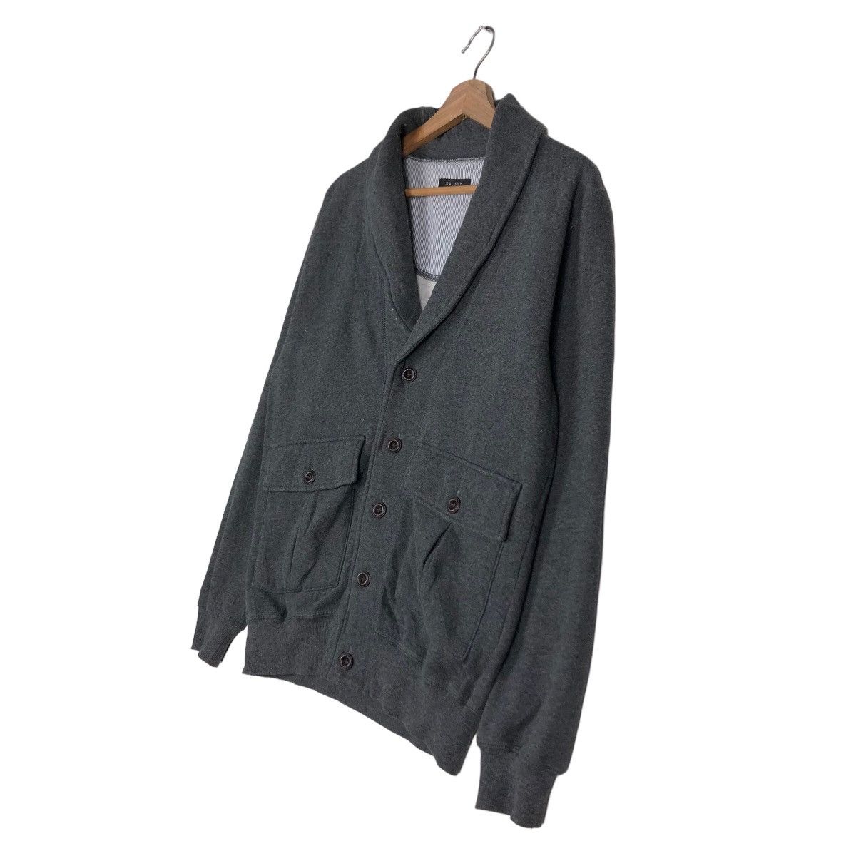 Yohji Yamamoto 🔥Vintage Cardigan Jacket Bomber Design Sacsny Y’S Accs Size US M / EU 48-50 / 2 - 2 Thumbnail