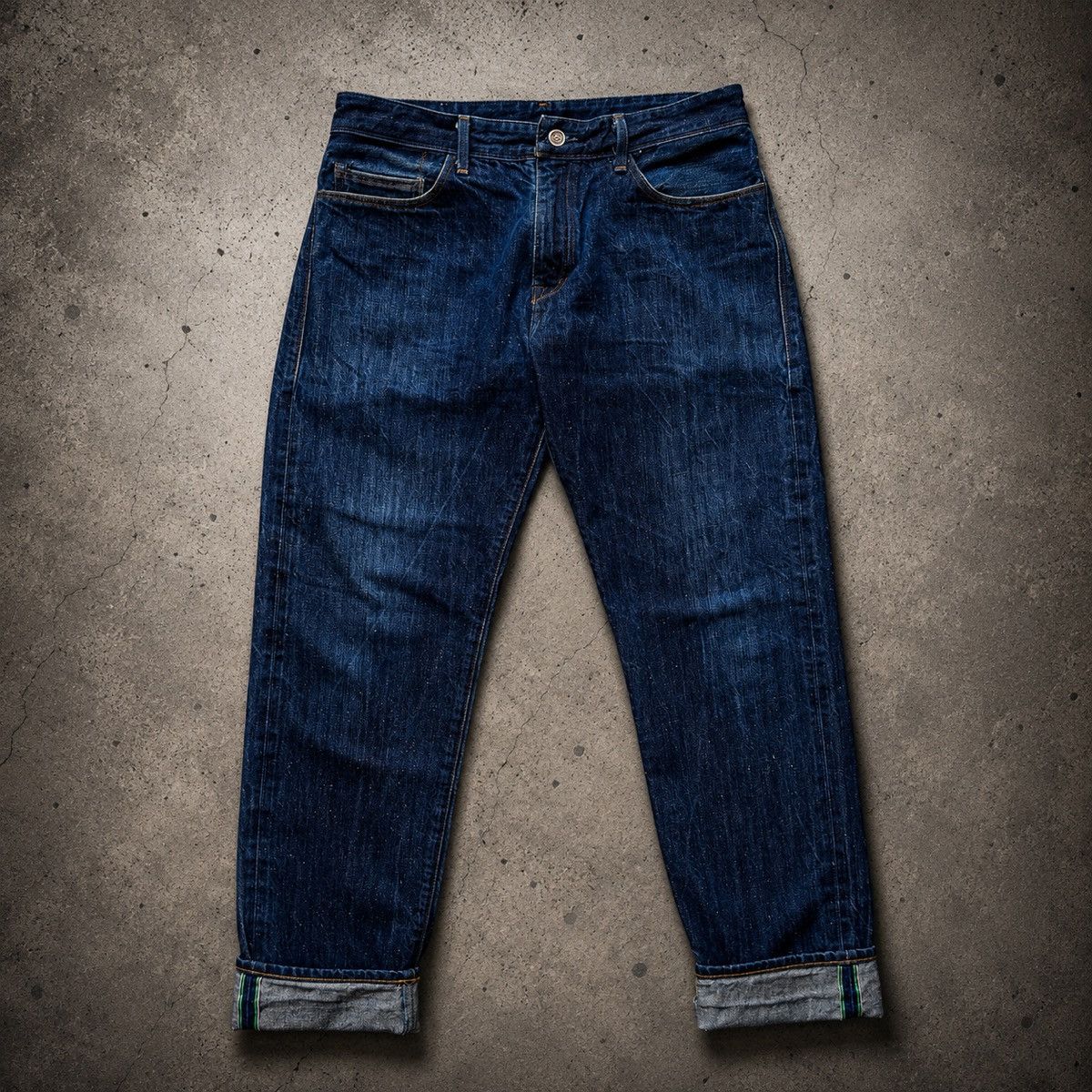 Levi's Made & Crafted Levi’s Made & Crafted Taper Selvedge Jeans Dark Indigo Wash Size US 32 / EU 48 - 1 Thumbnail