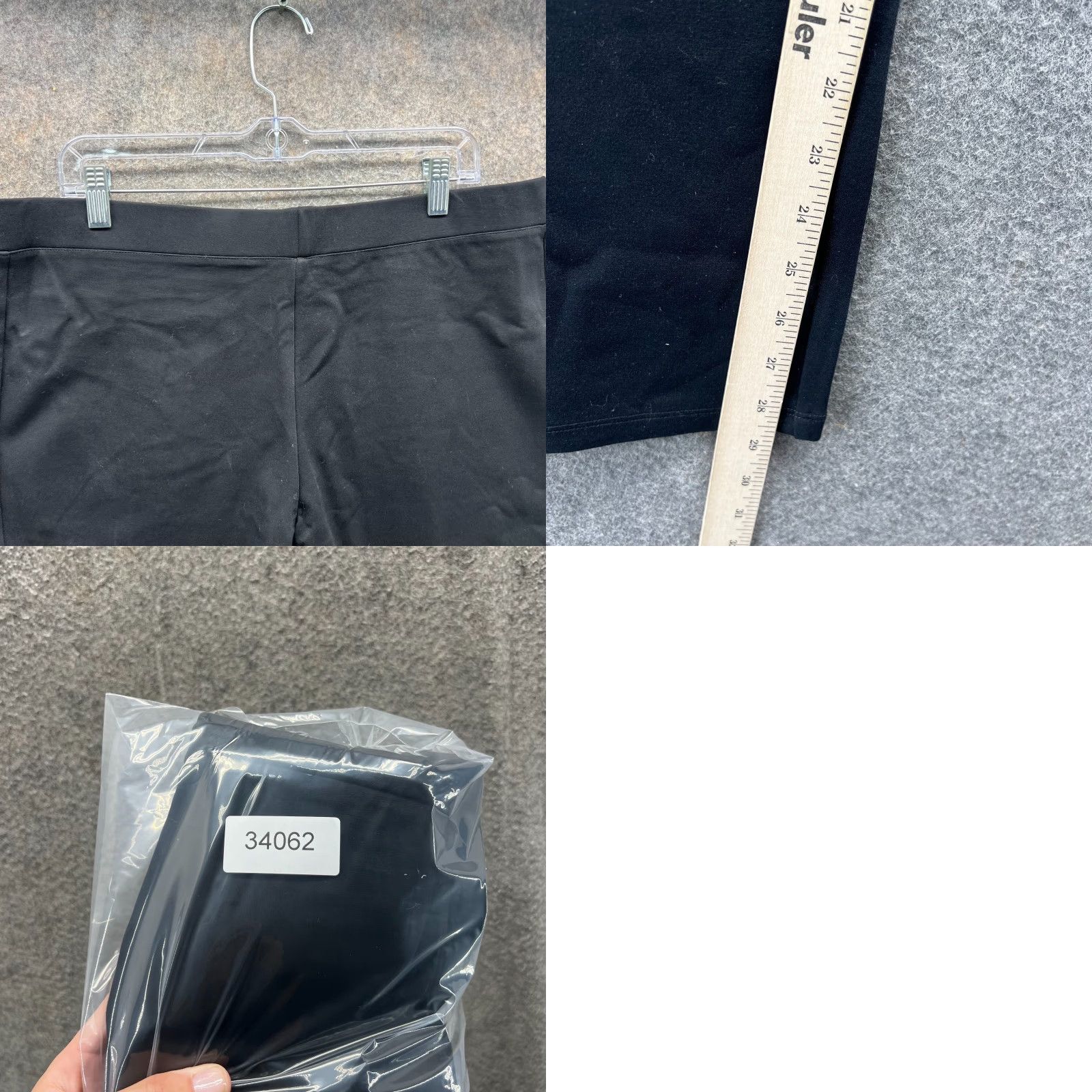 Brooks Brothers Brooks Brothers Pants Womens Large Black Pull On Stretch Slim Fit Trousers New Size 36" / US 14 / IT 50 - 8 Thumbnail