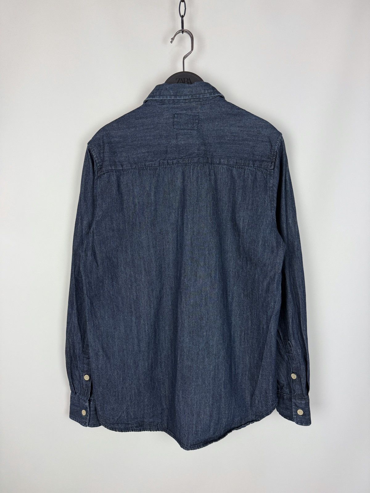 Folk Folk Blue Denim Pocket Button Down Shirt 3 Size US M / EU 48-50 / 2 - 5 Thumbnail