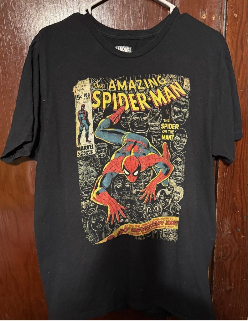 Marvel Comics Spider Man Spiderman Marvel Tee shirt Men Size L (?) Black Size US L / EU 52-54 / 3 - 1 Thumbnail