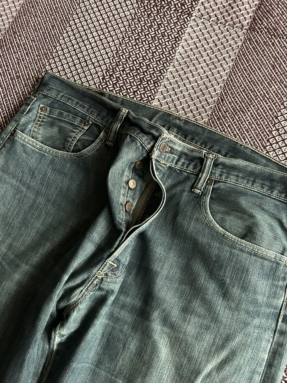 Levi's Vintage Levis Faded Jeans Washed Denim Mens Size W38 L32 Y2K Size US 38 / EU 54 - 8 Thumbnail