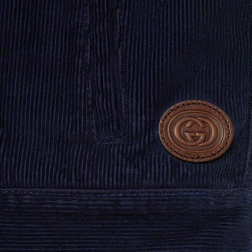 Gucci o1s1wg110225 GG Nylon Canvas and Corduroy Reversible Jacket Size US S / EU 44-46 / 1 - 3 Thumbnail