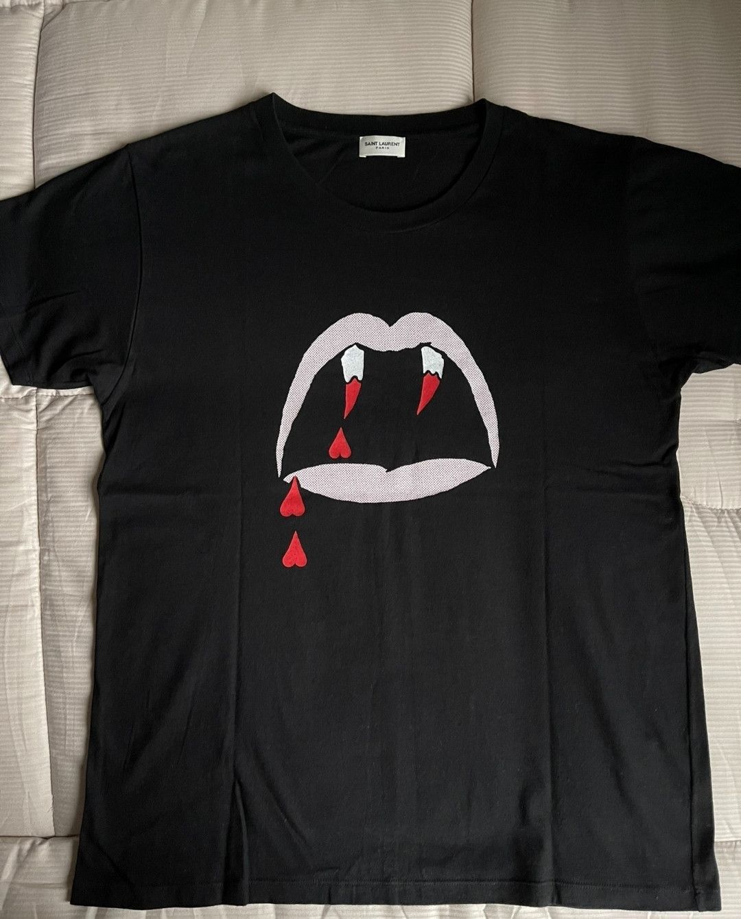 Saint Laurent Paris Saint Laurent Blood tooth short sleeve-2505 Size US M / EU 48-50 / 2 - 1 Thumbnail