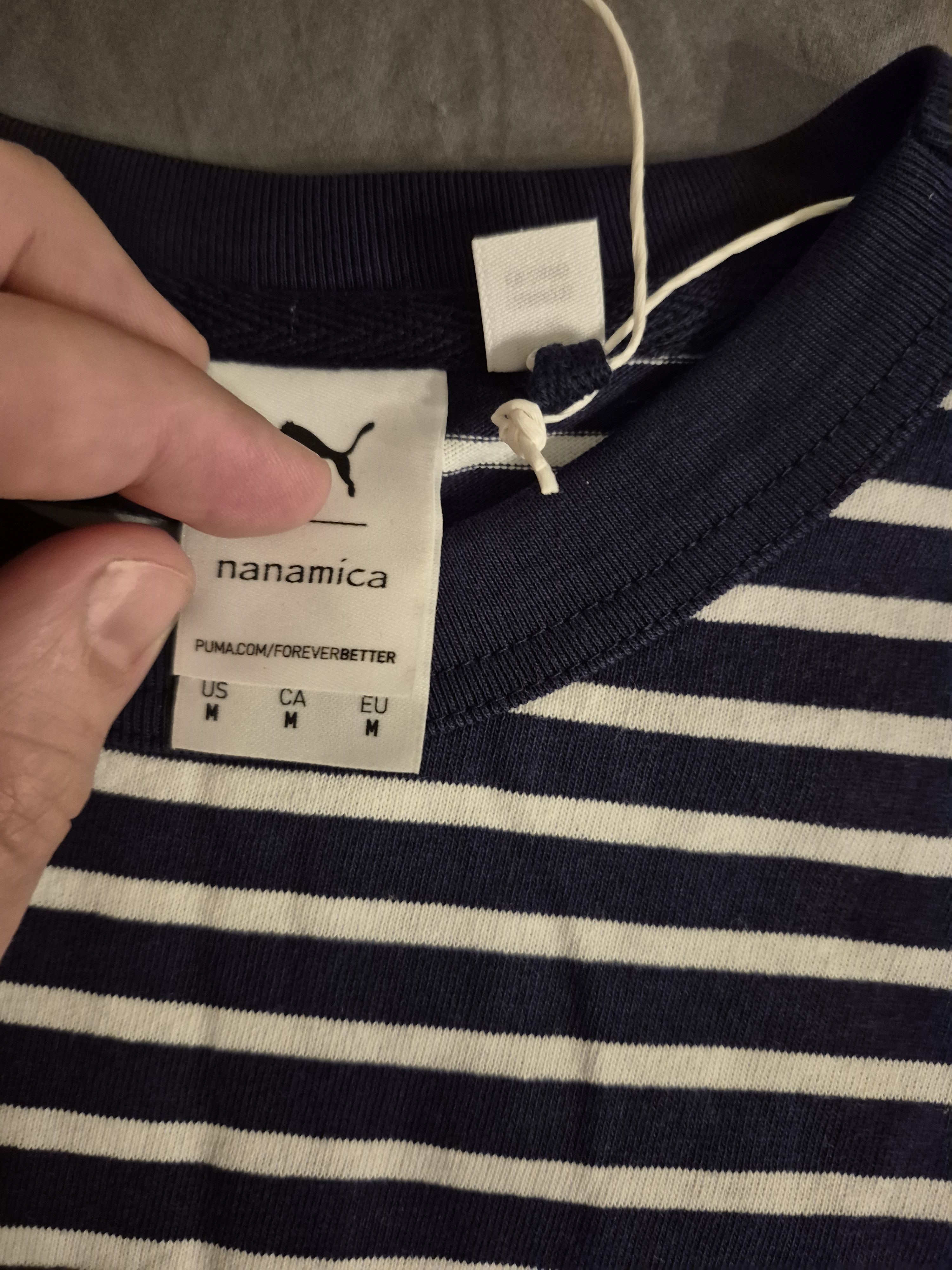 Puma Puma X Nanamica Striped Tee Shirt Size Medium Size US M / EU 48-50 / 2 - 4 Thumbnail