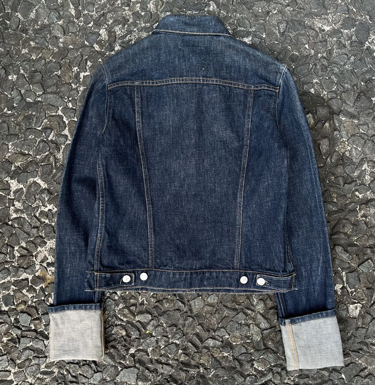 Helmut Lang Helmut lang AW1999 Elongated Sleeves Denim Trucker Jacket Size US M / EU 48-50 / 2 - 21 Thumbnail
