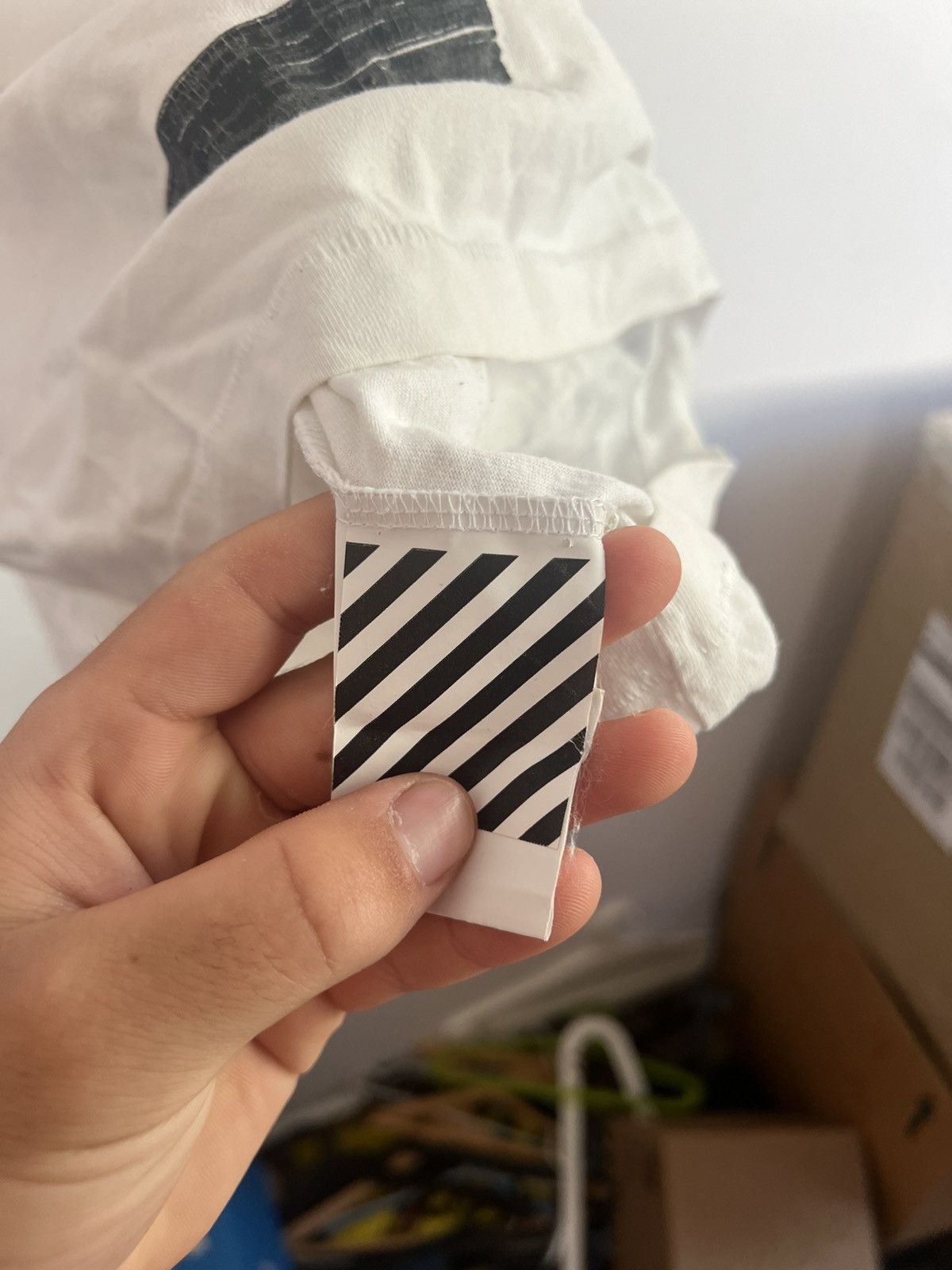 Off-White Off white Seeing Things Arrow Logo TEE Size US M / EU 48-50 / 2 - 8 Thumbnail