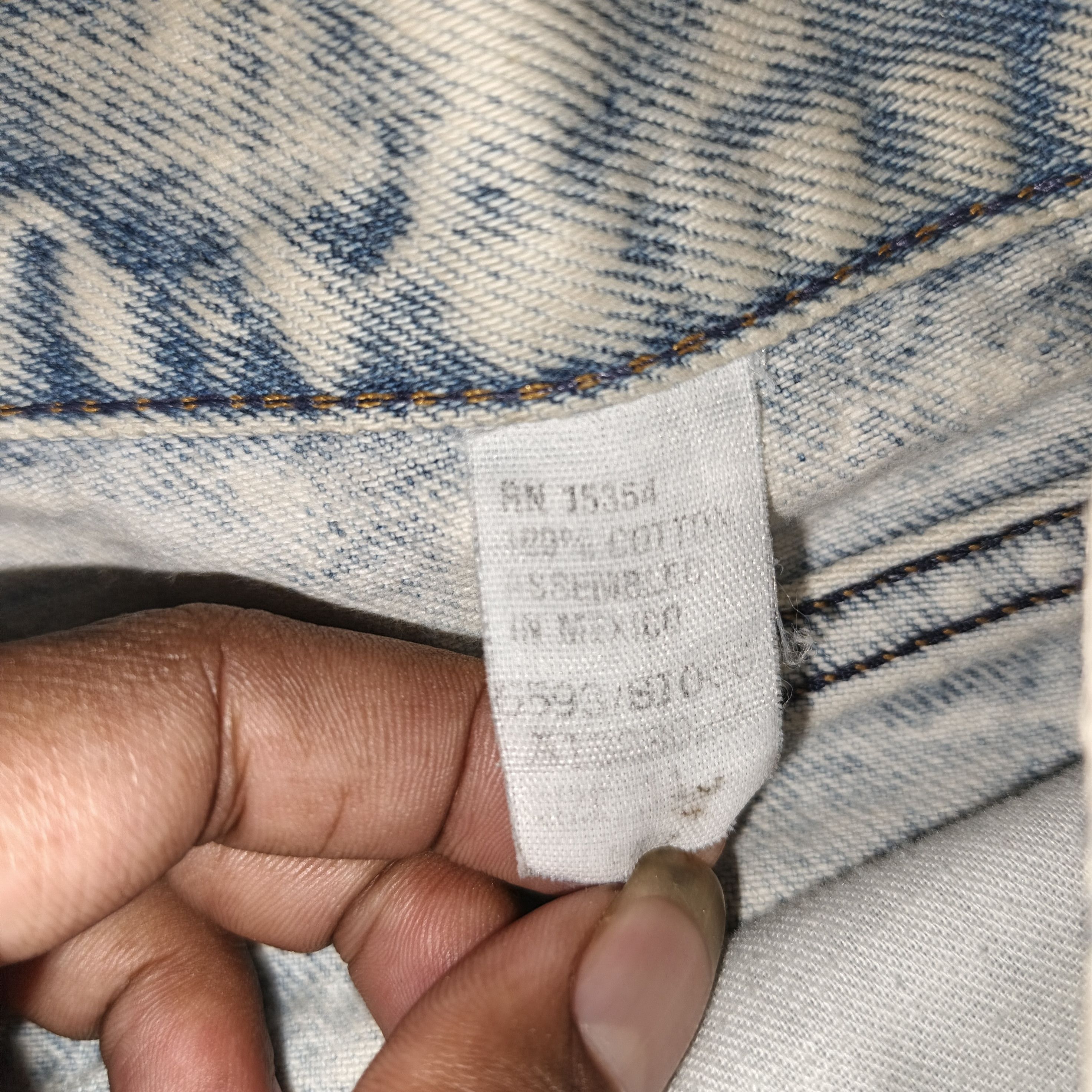 Vintage PALMETTO'S High Waisted Acid Wash Button Fly Mom Jeans Size 29" - 13 Thumbnail