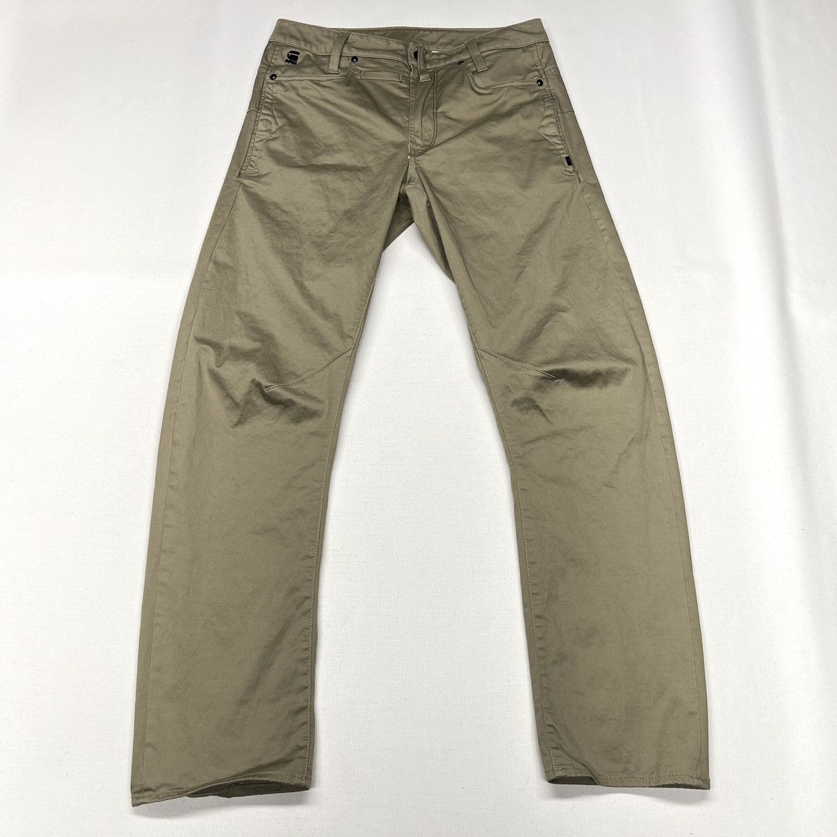 G-Star G Star Pants Khaki Straight Tapered D-Staq 3D Button Pocket Size US 29 - 1 Thumbnail