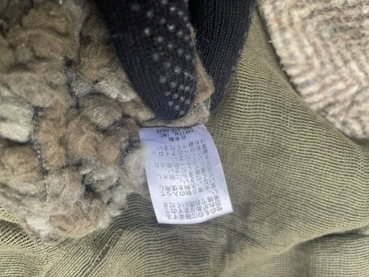 Kapital Kapital Patchwork Hood Jacket Herringbone Lining Fur Pockets Size US M / EU 48-50 / 2 - 7 Thumbnail