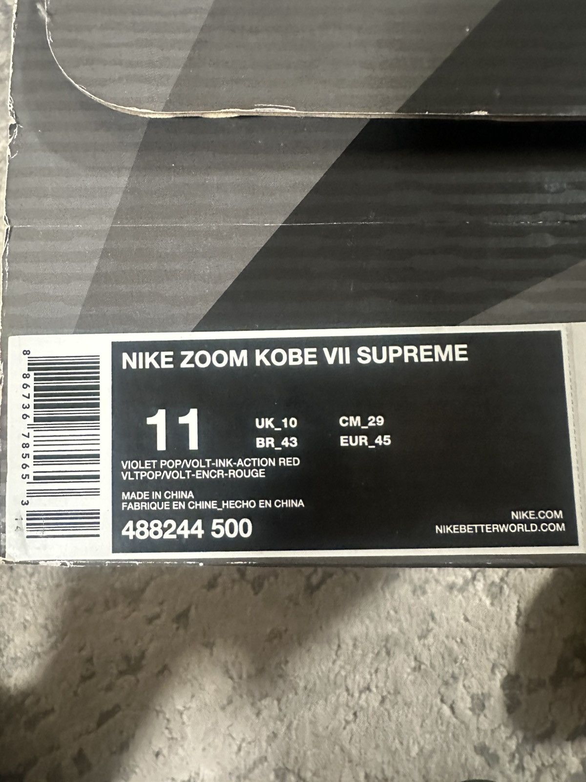Nike Kobe 7 Christmas Size US 11 / EU 44 - 13 Thumbnail