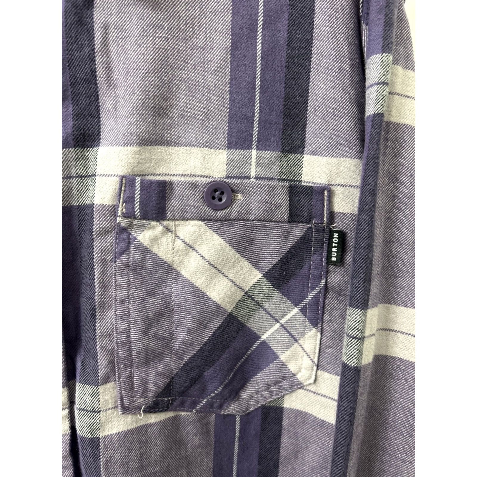 Burton Burton Shirt Mens Sz Small Purple Plaid Flannel Button Down Pockets Long Sleeve Size US S / EU 44-46 / 1 - 5 Thumbnail