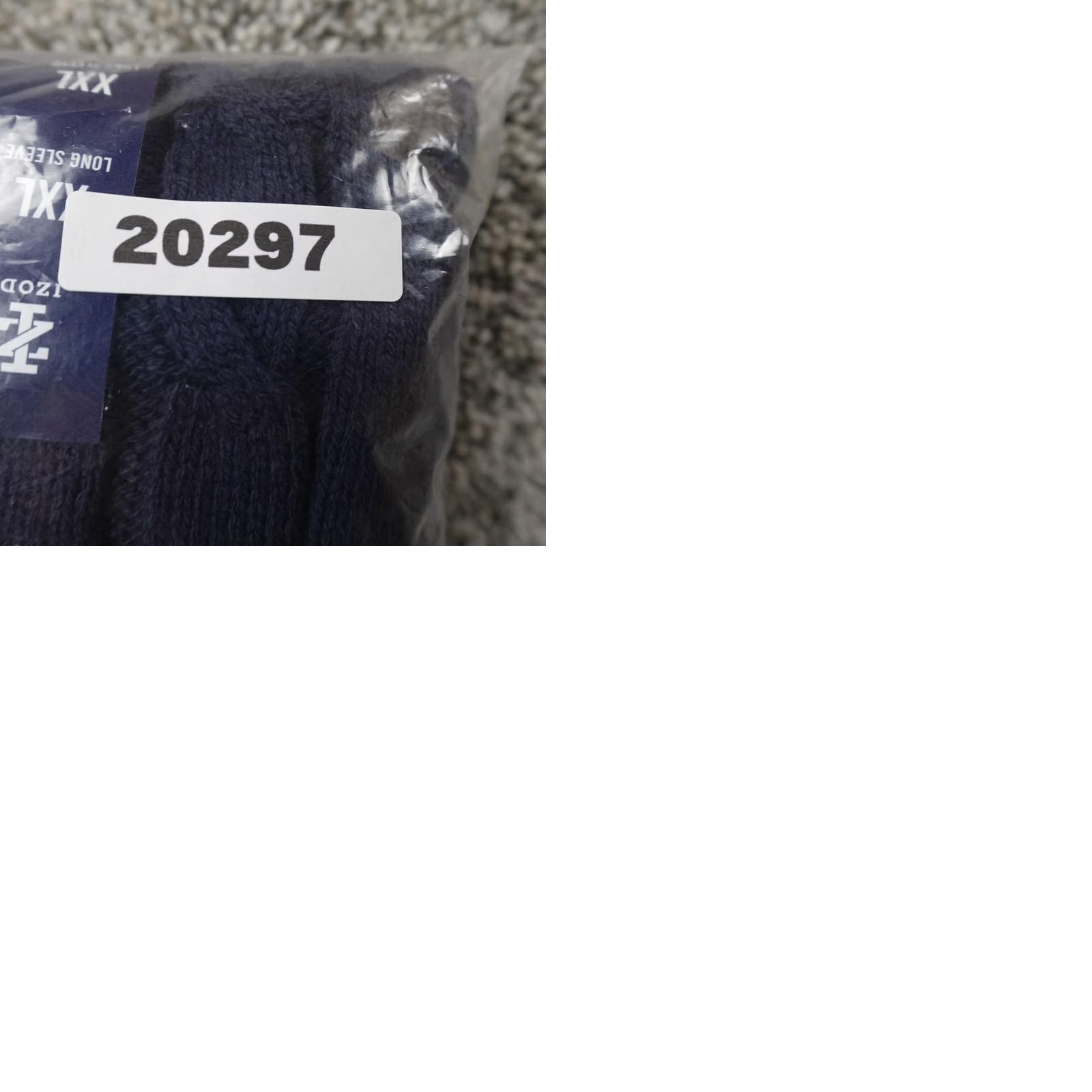 Izod IZOD Sweater Mens 2XL Blue Crewneck Pullover Knit Cable-Knit Aran Size US XXL / EU 58 / 5 - 9 Thumbnail