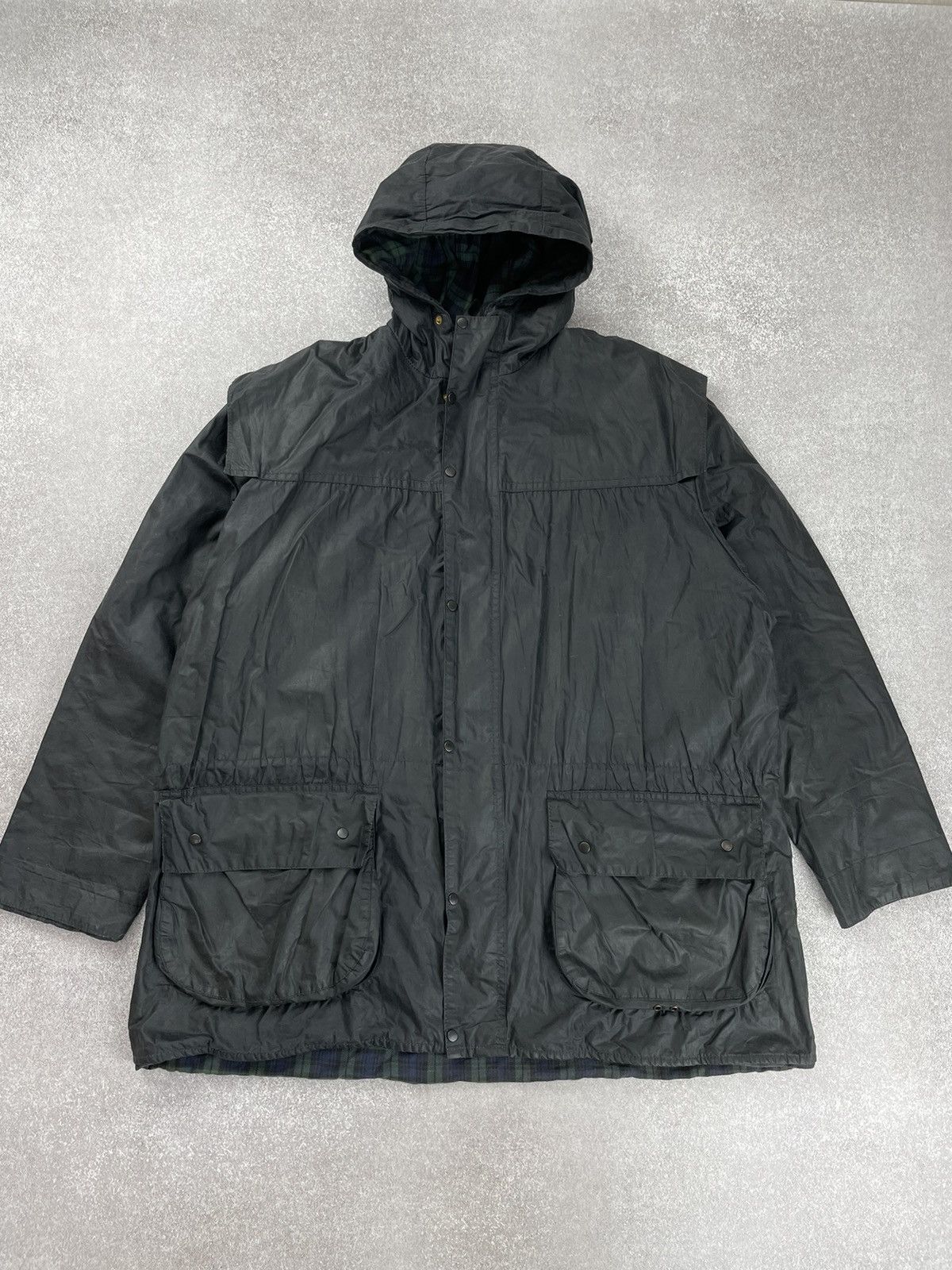 Barbour × Japanese Brand Vintage Men’s Barbour Durham A6 Waxed Jacket Size US XXL / EU 58 / 5 - 6 Thumbnail