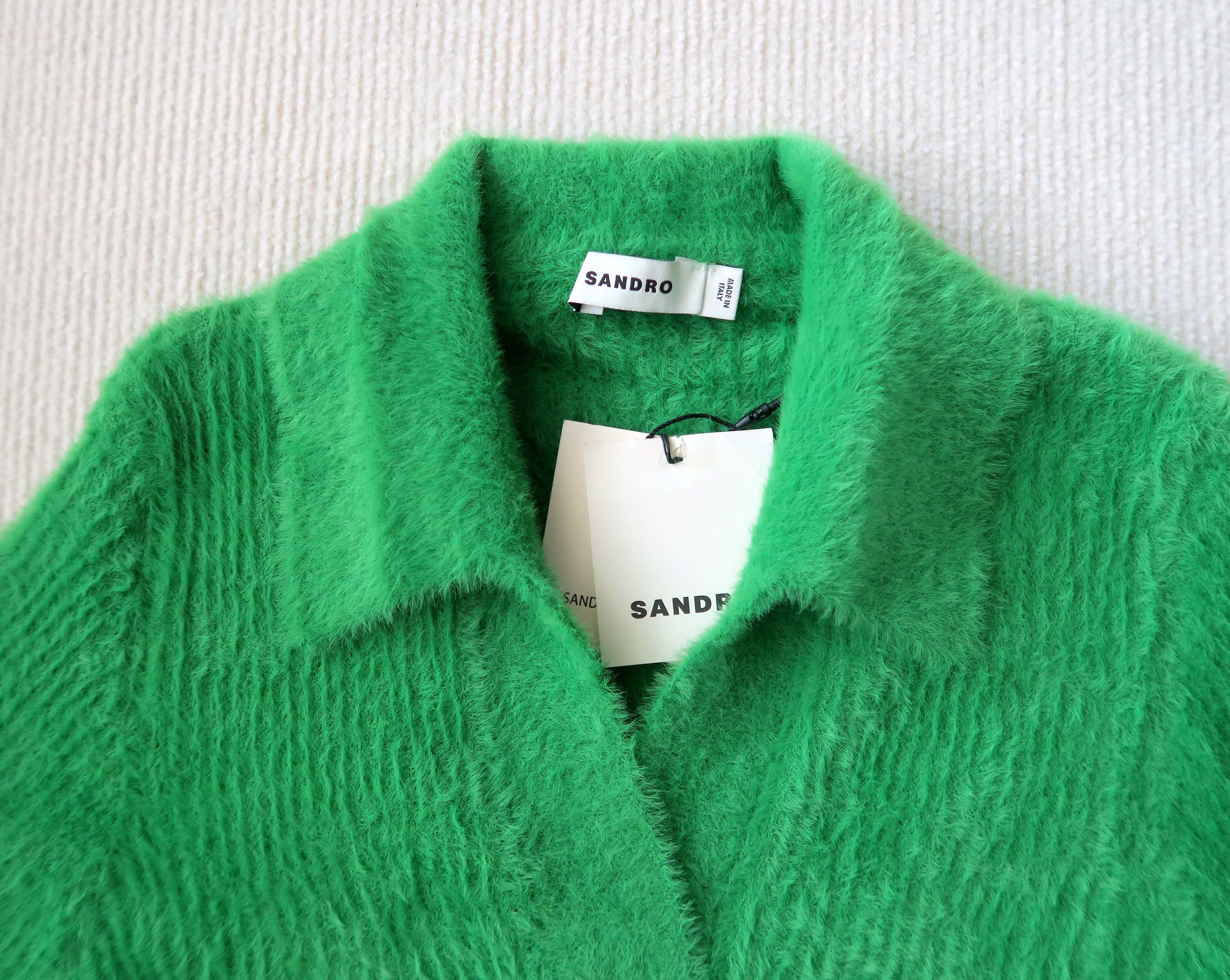 Sandro Sandro Knitted Lightweight Polo Sweater Size S / US 4 / IT 40 - 4 Thumbnail