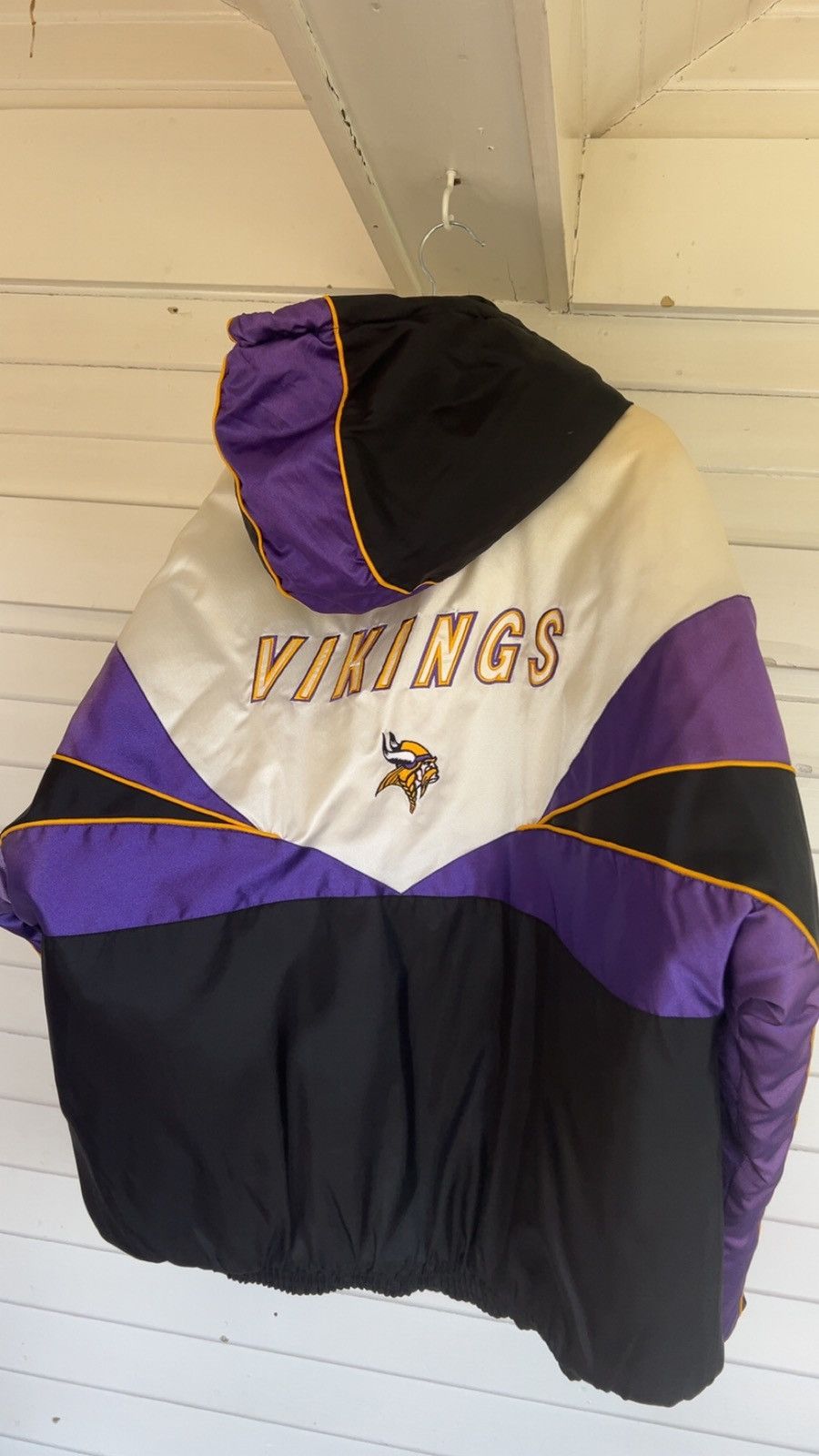 Vintage Vikings Pro player jacket Size US L / EU 52-54 / 3 - 3 Thumbnail