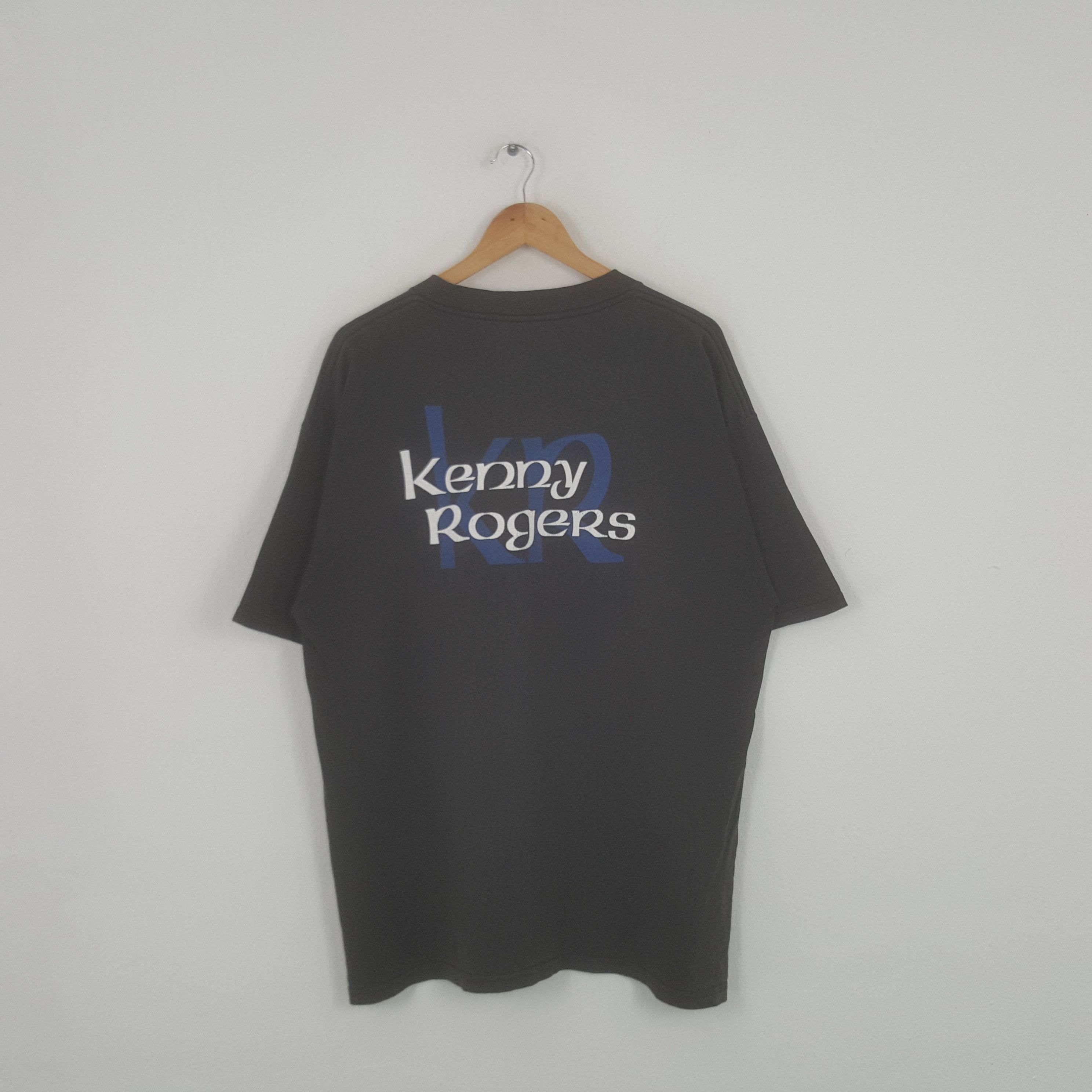 Vintage Vintage Kenny Rogers Singer Songwriter Tshirt Size US XL / EU 56 / 4 - 3 Thumbnail